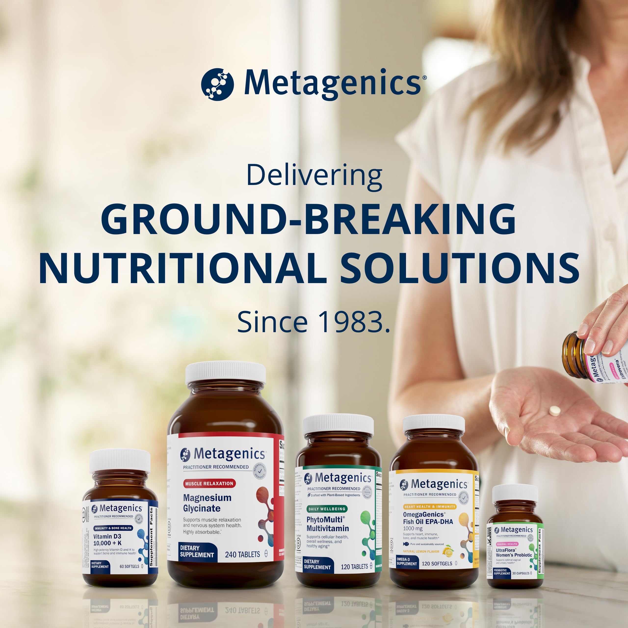 Metagenics PhytoMulti Multivitamin with Iron - Daily Multivitamins with Phytonutrients - Multivitamin for Men & Women - PhytoMulti Vitamin Supplement - with Iron, Zinc & B6 Vitamins - 60 Tablets