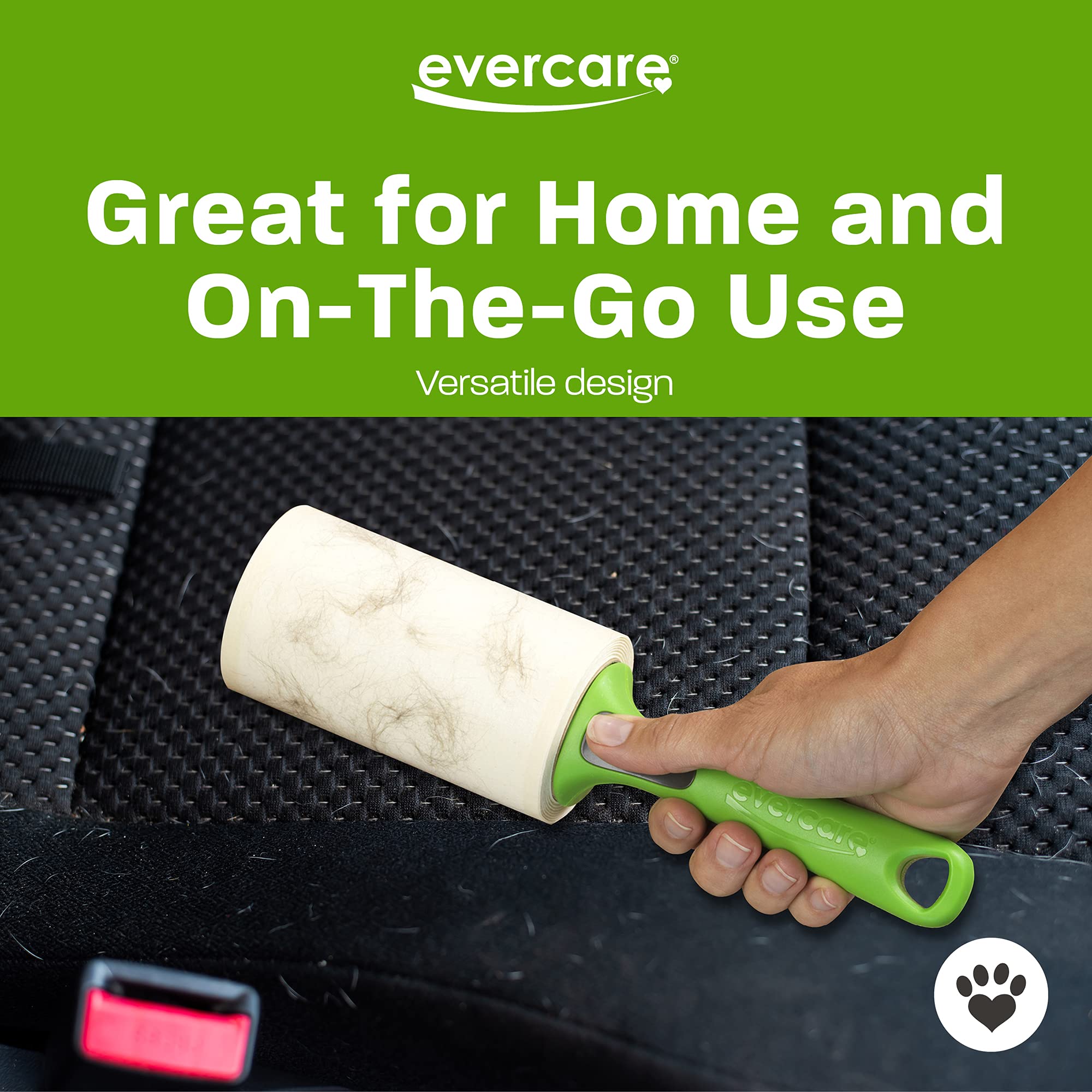 Evercare Extra Sticky Pet Lint Roller Refill 60 Sheets, 6-Pack