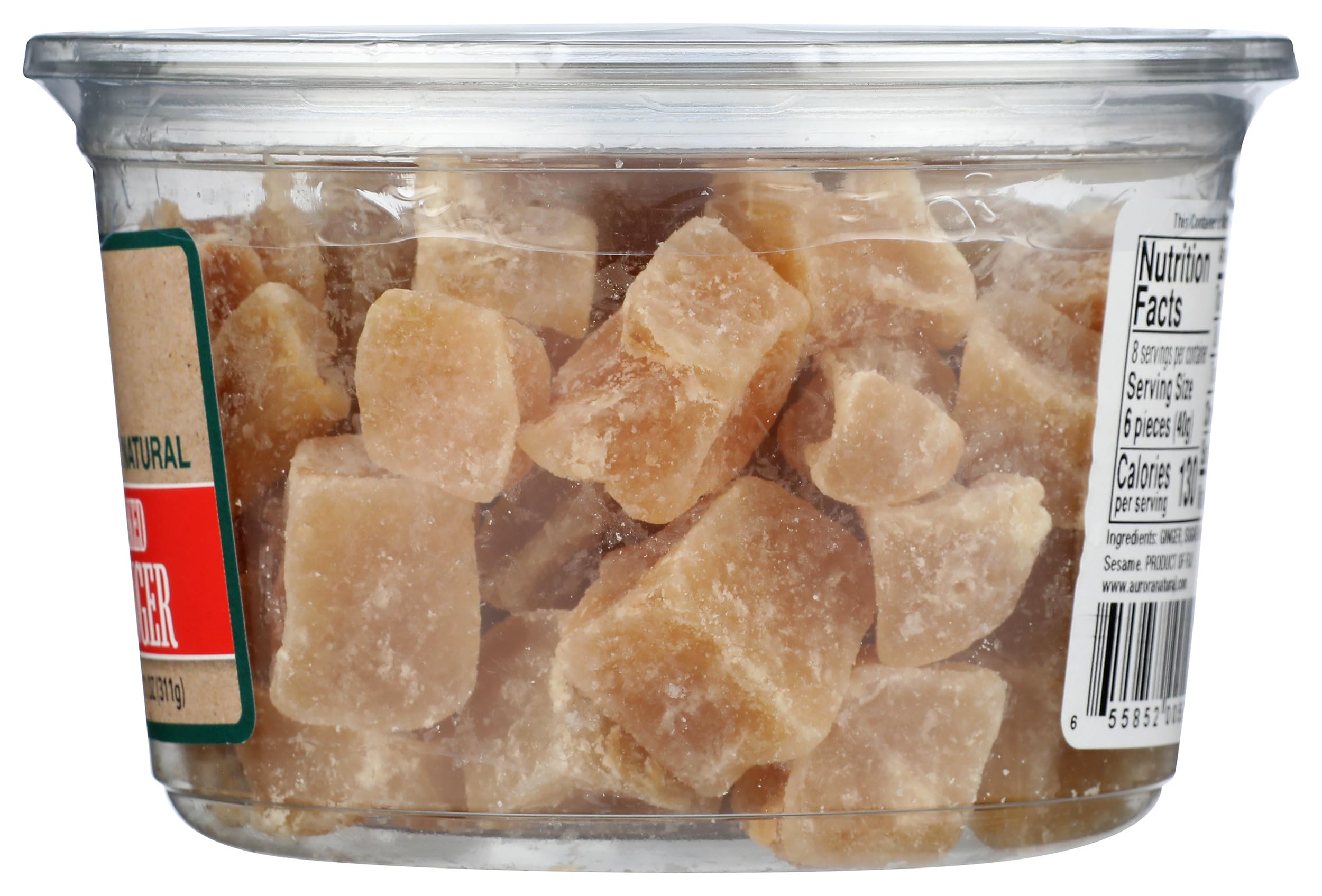 AURORA PRODUCTS Australian Crystallized Ginger Chunks, 11 OZ