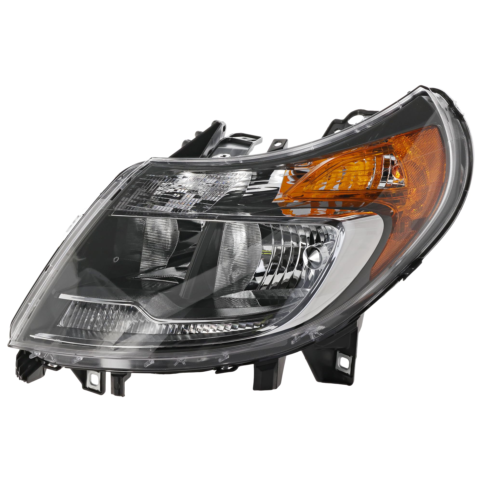 Evan Fischer Driver Side Headlight for Ram ProMaster 2500 Base 2014-2022 Also Fits ProMaster 1500 Halogen With bulb(s) Replaces# 68154589AL 68154589AK 68154589AI