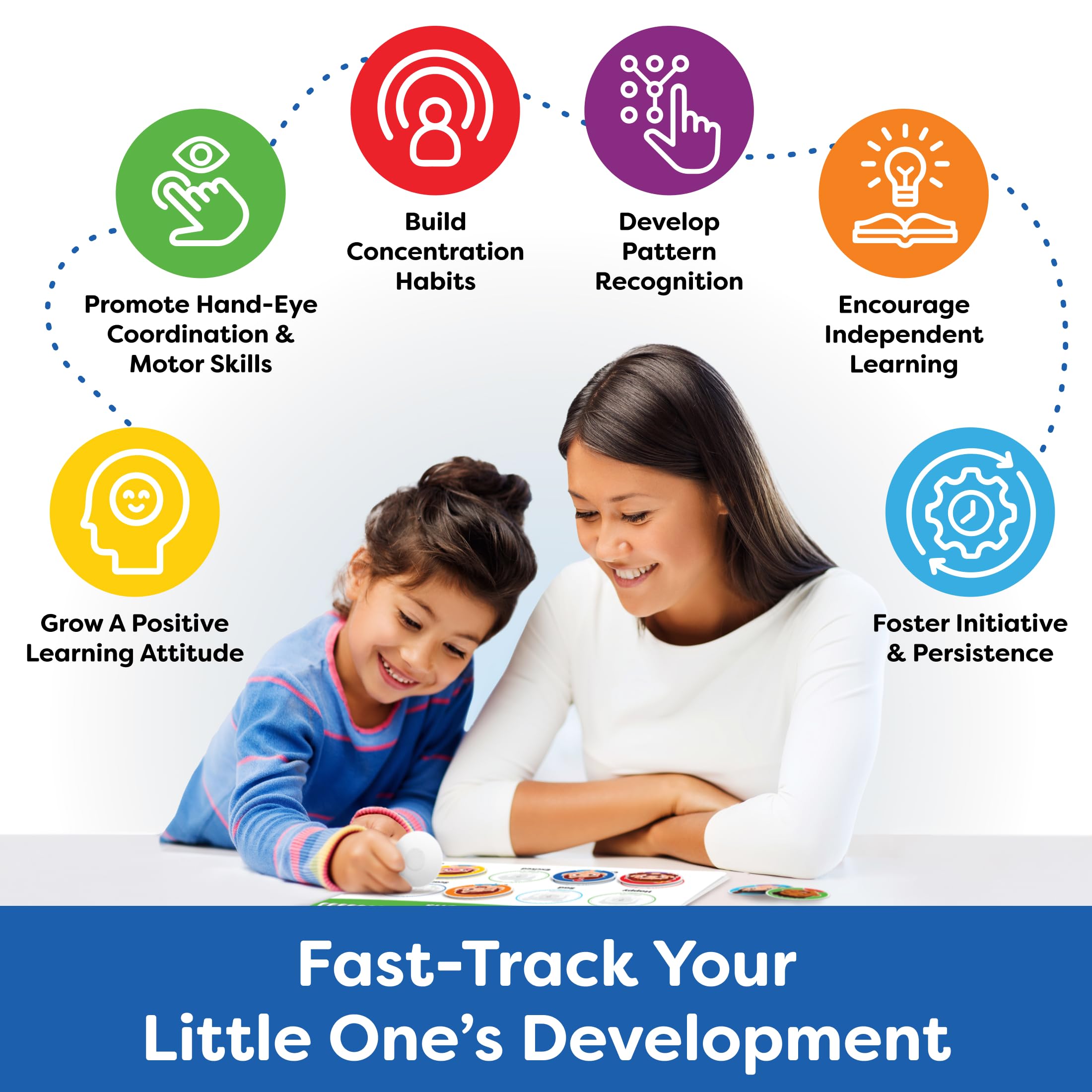 Montessori Busy Book for Toddlers Ages 3 and Up - Pre K Preschool Learning Activities - Autism Sensory Toys Educational Toys for Kids - My Preschool Busy Book Ages 3, 4, 3-5 Reading Handwriting Aids