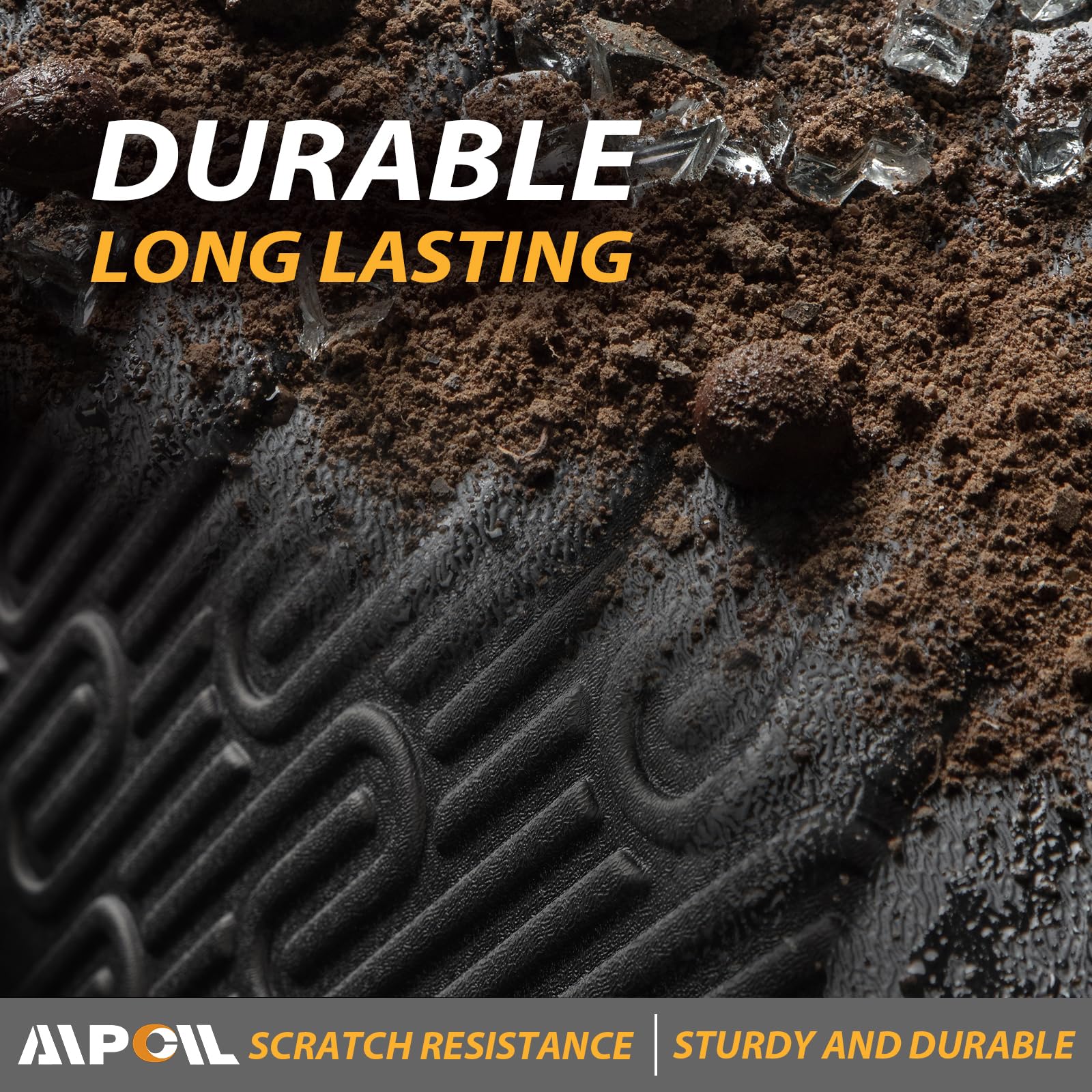 AIPOIL® Floor Mats Custom for 2024 2025 Mazda CX90 & CX-90 PHEV(6&7 Passengers) 丨Fits 1st & 2nd & 3rd Row丨TPE All Weather Anti-Slip Floor Liners丨 Full Set mats Car Accessories, Black