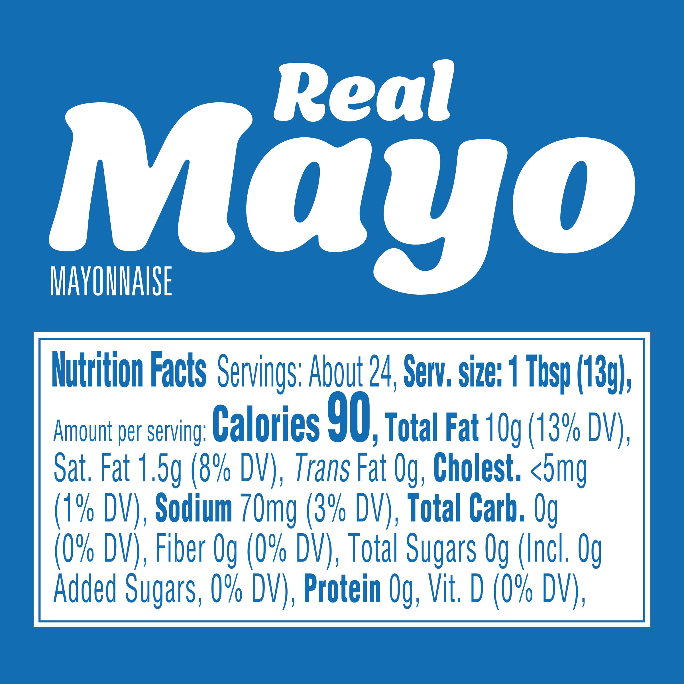 Kraft Real Mayo Creamy & Smooth Mayonnaise, 12 fl oz Bottle