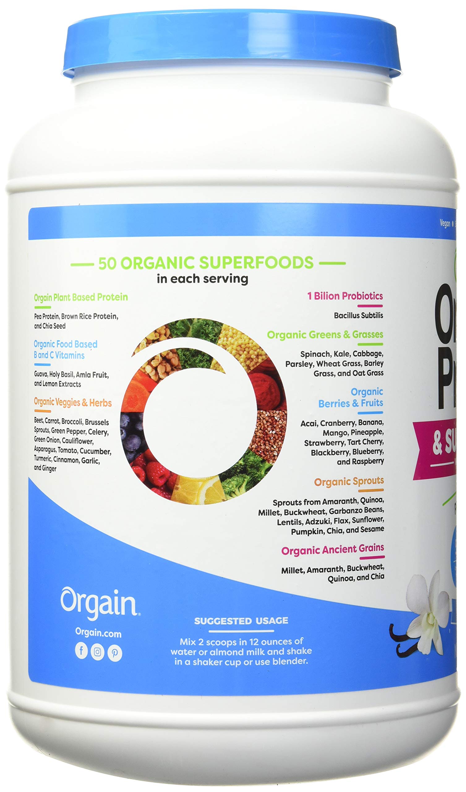 Orgain Organic Protein & Super Foods, 2.70 Lb