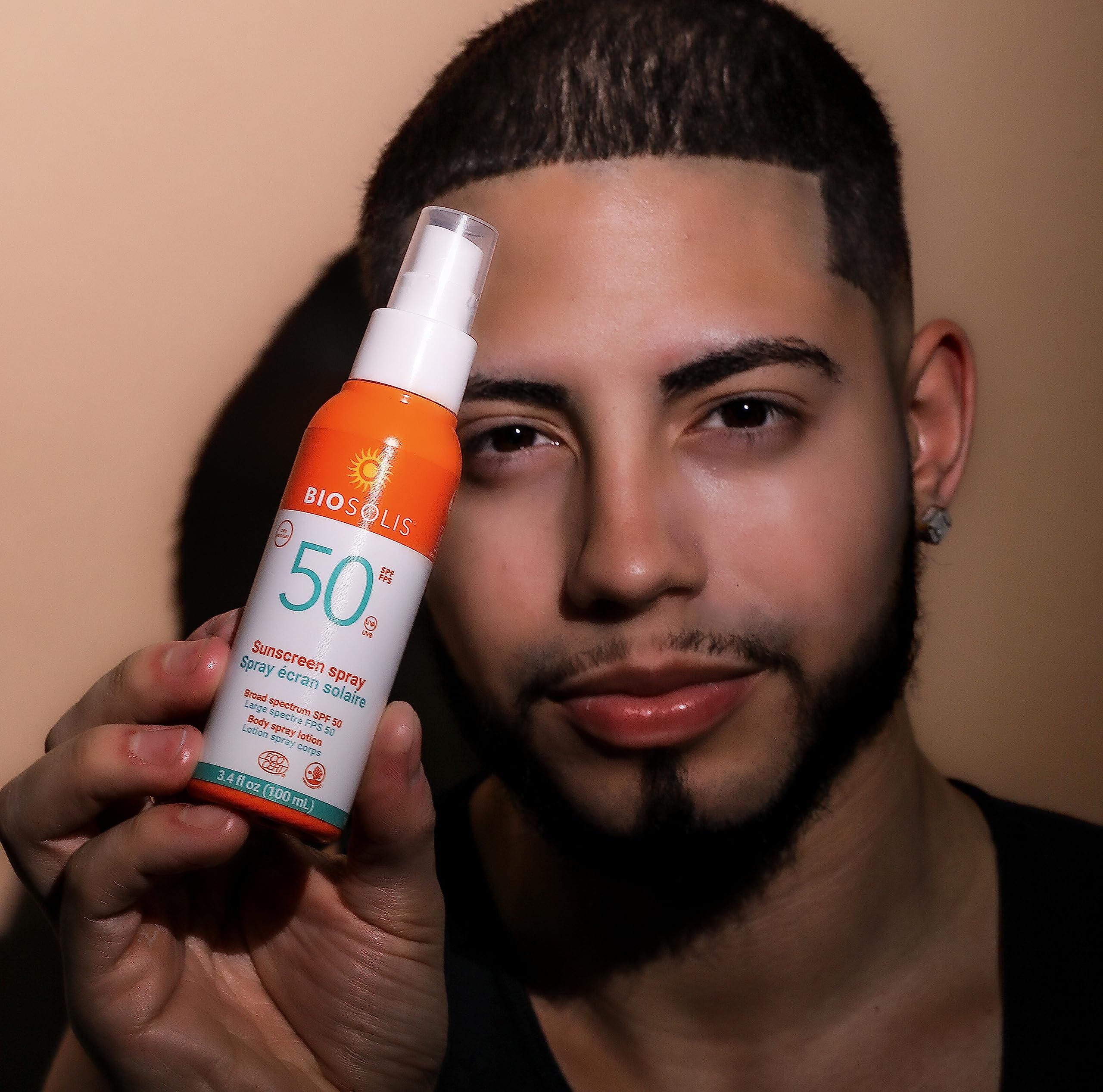 Biosolis Sun Spray SPF 50 - Sunscreen Spray Conditions the Face and Body - Mineral-Based Filters - Protects Against Harmful Rays - Ideal for Tanned Skin - No White Marks - Non-Greasy - Vegan - 3.4 oz