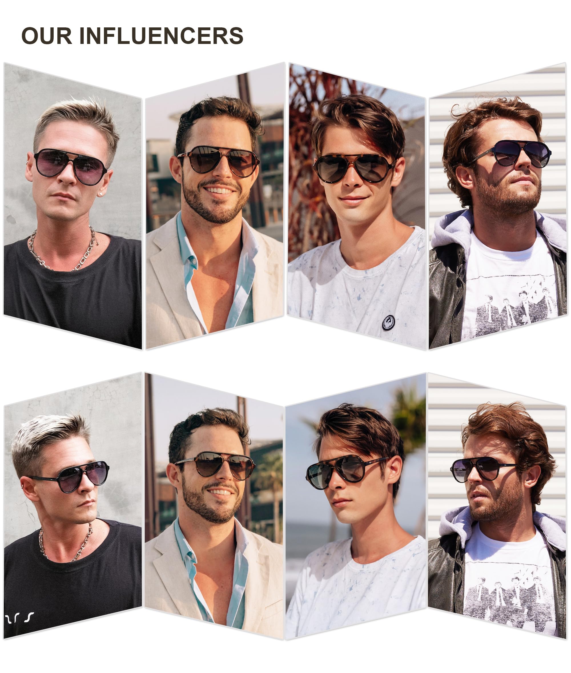 SOJOS Classic Polarized Aviator Sunglasses for Women Men, Retro Trendy Aviators Shades SJ2201, Tortoise/Gradient Green