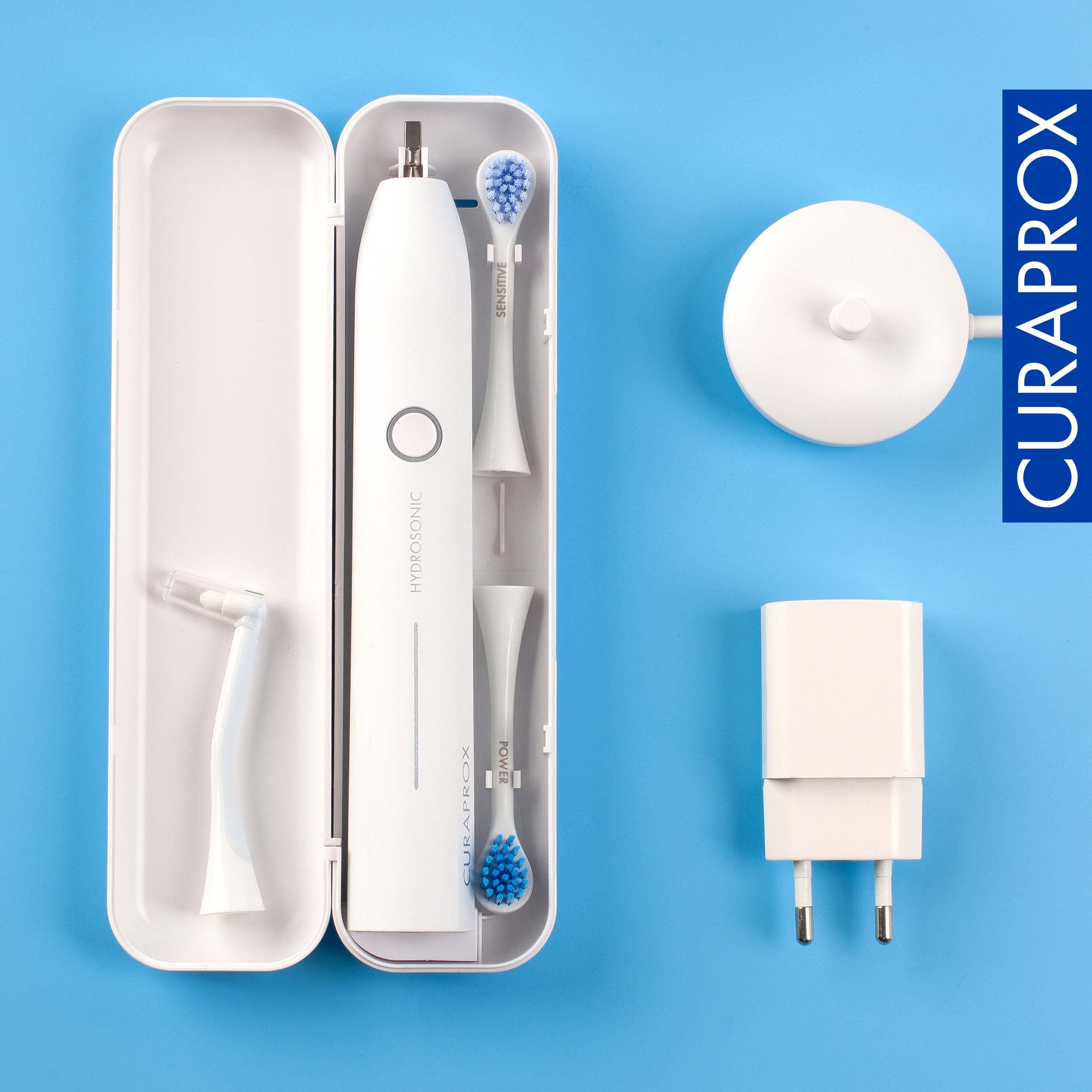 Curaprox Pro Electric Toothbrush With Charger and Travel Case