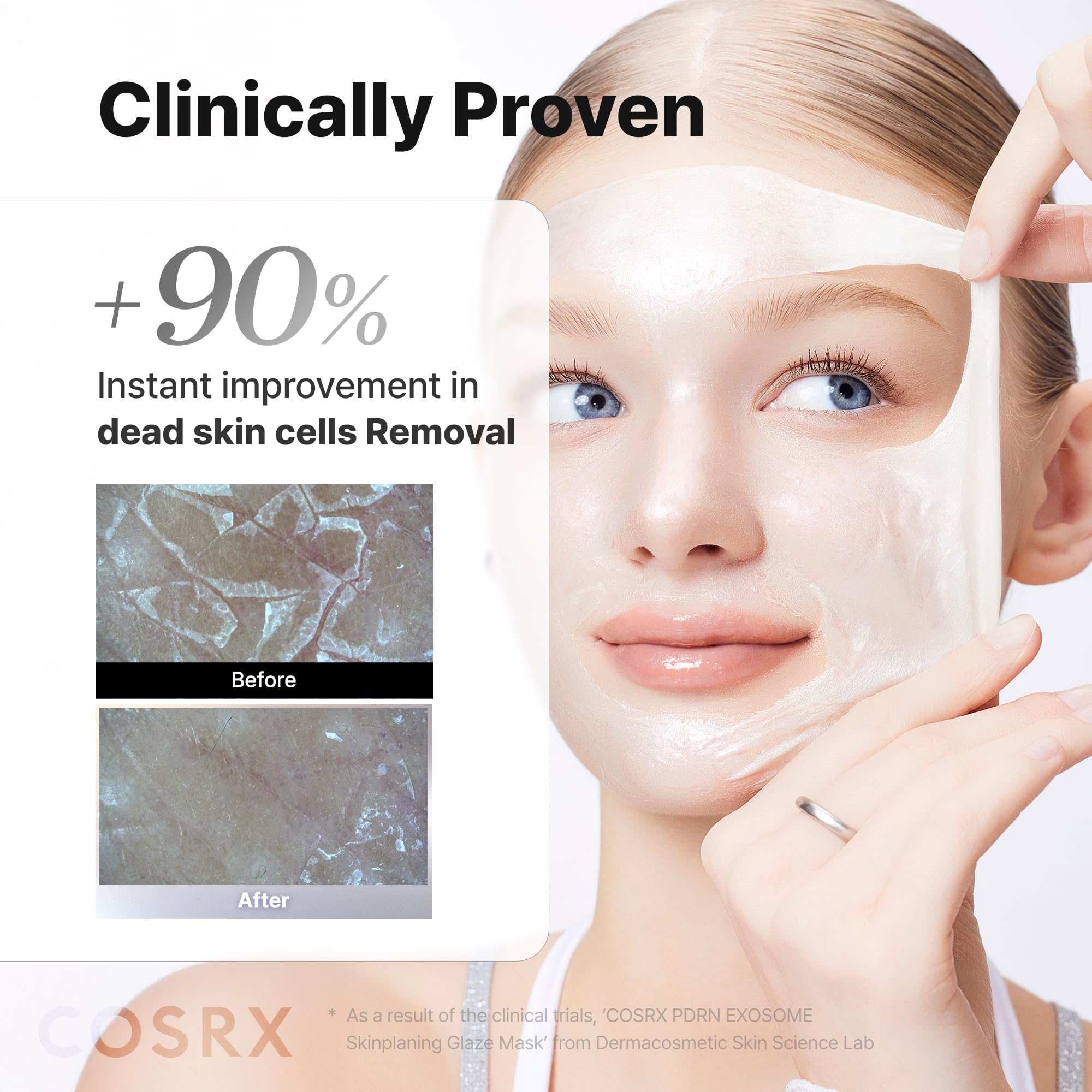 COSRX PDRN EXOSOME Glaze Wrapping Mask with SALMON DNA PDRN, Easy Peel-Off Overnight Mask for Glass Skin, Firmness, Elasticity & Skin Texture Care,1.69 fl. Oz, Korean Skin Care