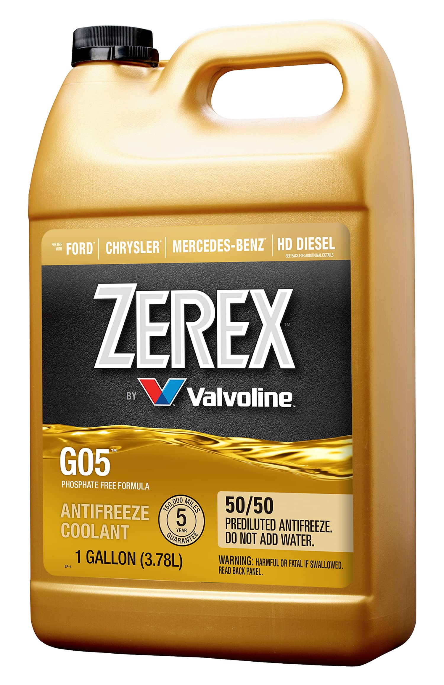 Zerex G05 Phosphate Free 50/50 Ready-to-Use Antifreeze/Coolant 1 GA