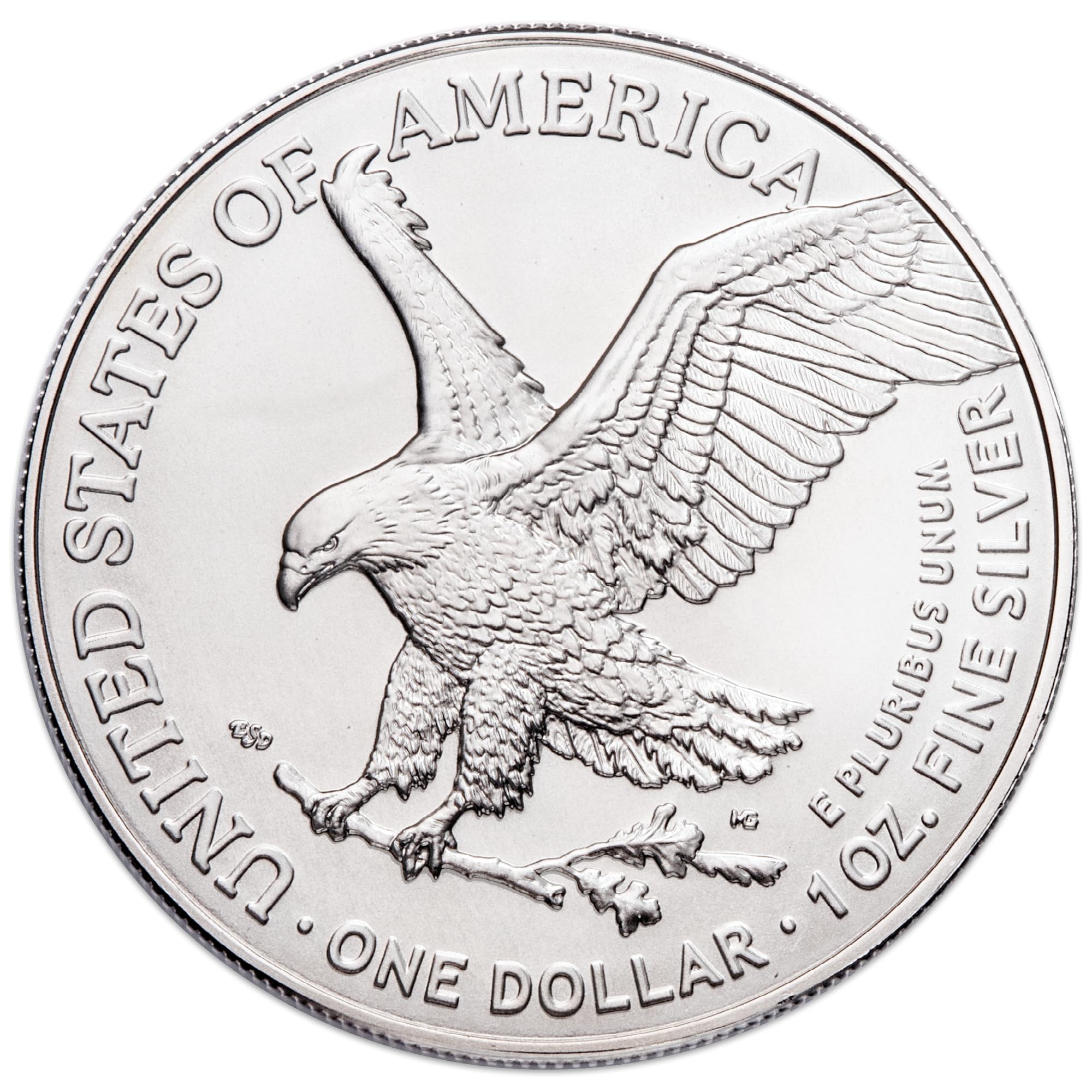 2024 American Silver Eagle Dollar Uncirculated in Baby's First Christmas Showpak