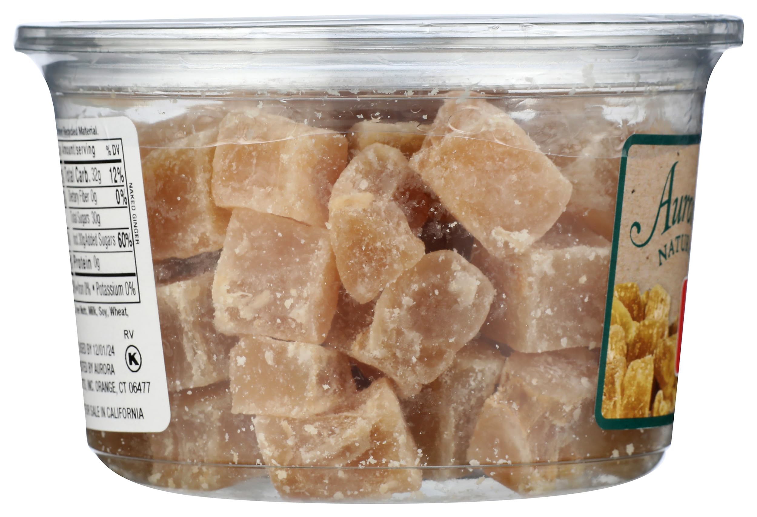 AURORA PRODUCTS Australian Crystallized Ginger Chunks, 11 OZ