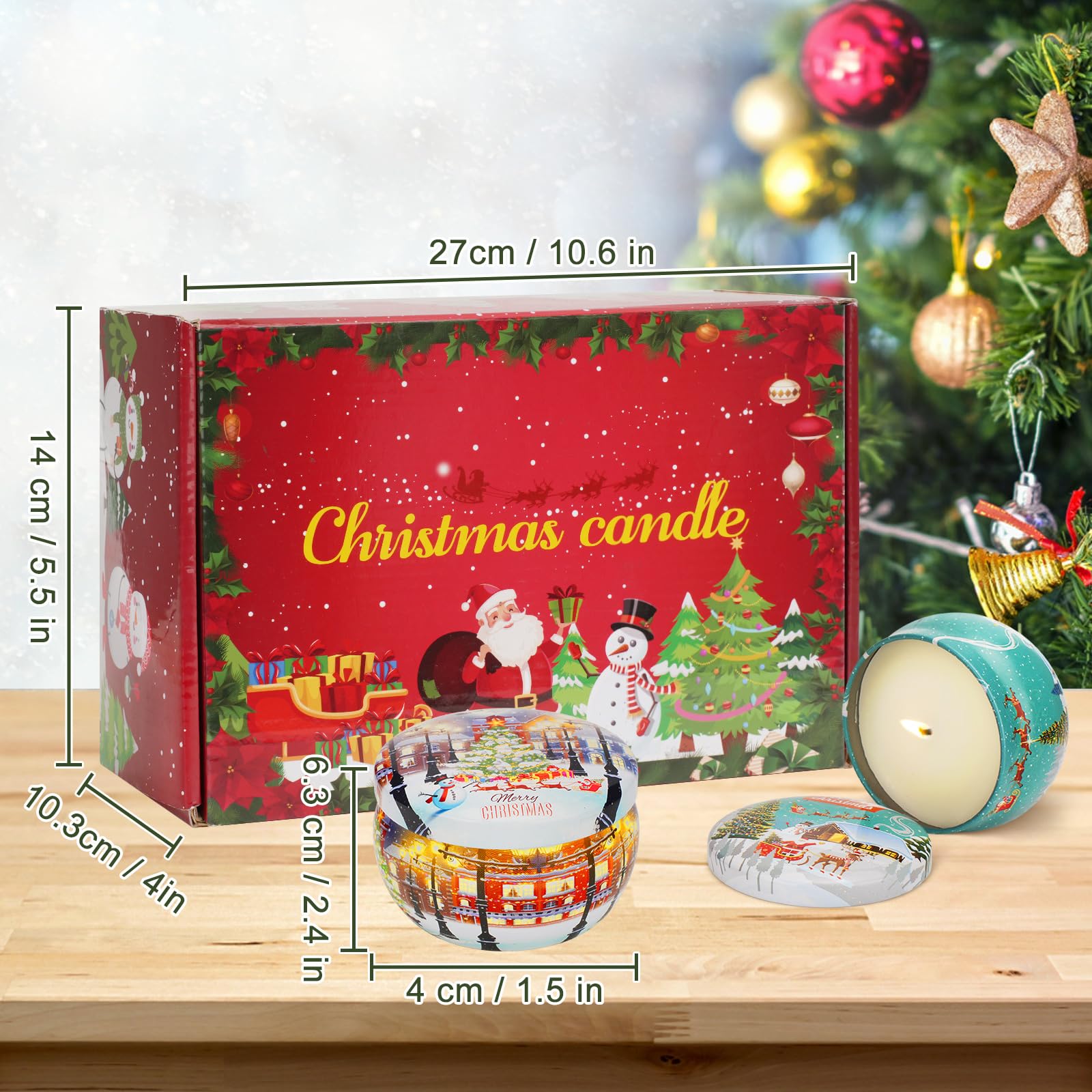 12 PCS Christmas Candles Scented Candles for Home 2.5oz Aromatherapy Candle Gift Set for Women Candles for Home Scented for Her Scented Candles for Christmas,Birthday, Thanksgiving, Mother's Day