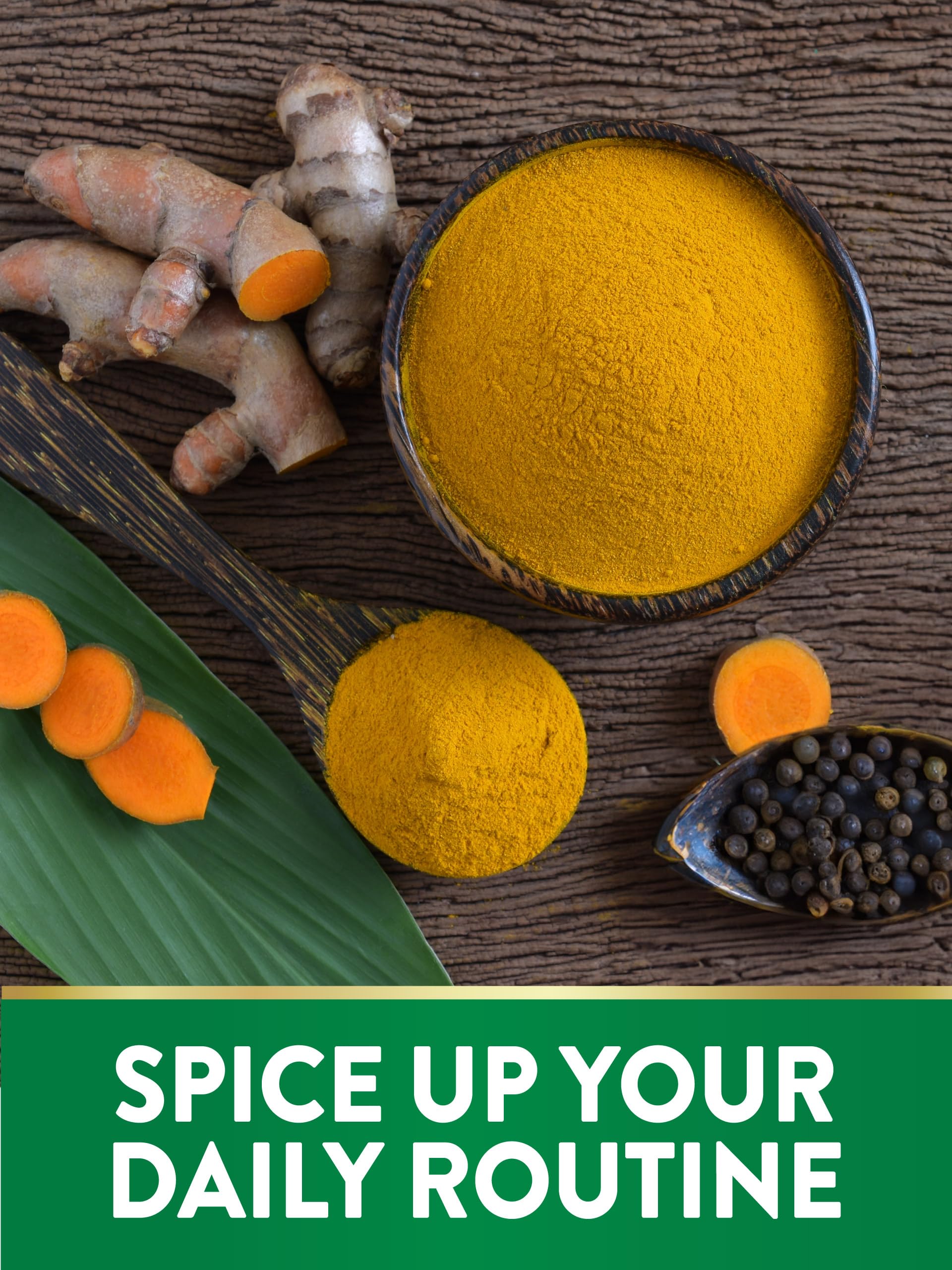 Nature's Truth Turmeric Curcumin 500mg | 120 Capsules | with Black Pepper Extract | Non-GMO and Gluten Free Supplement