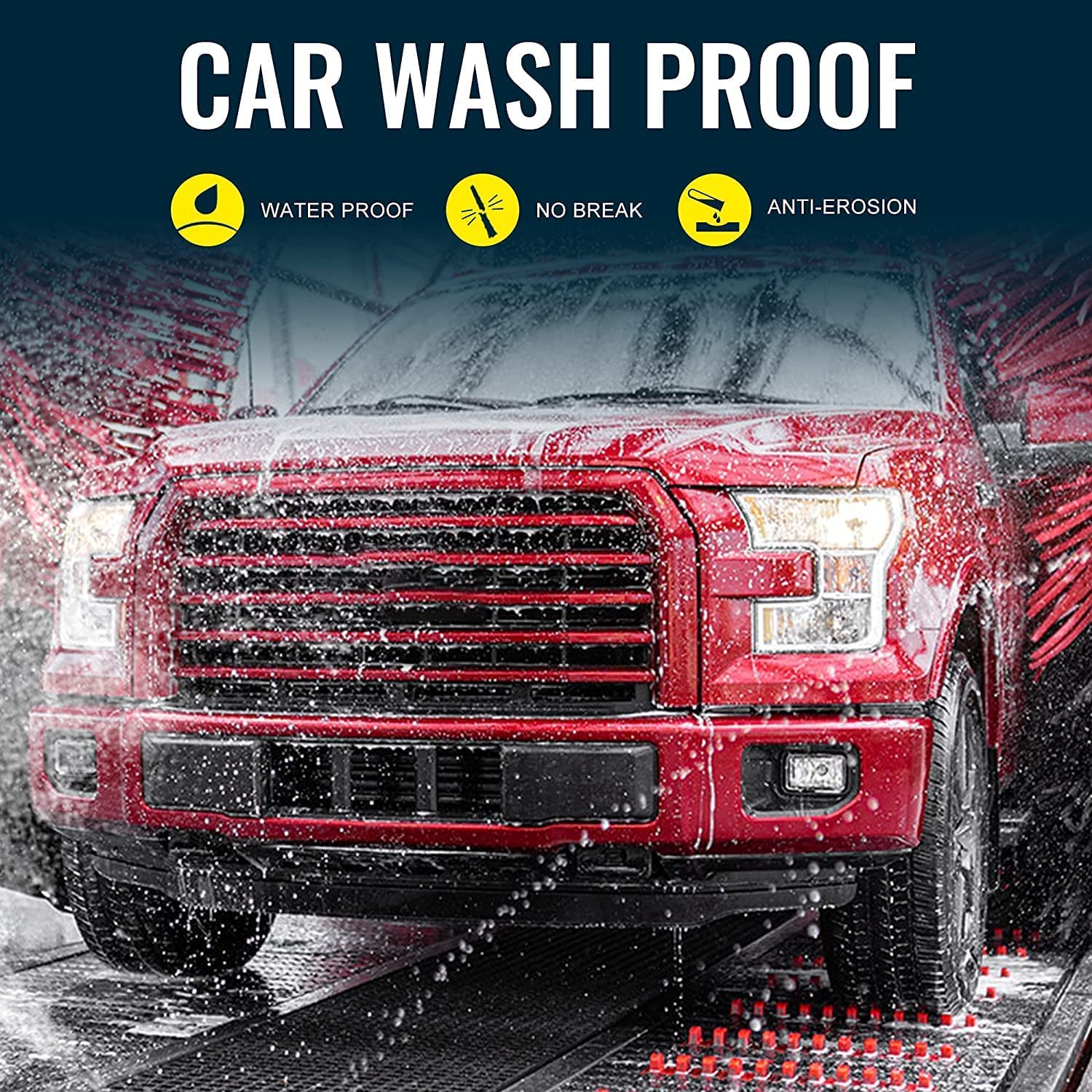 VOFONO Antenna for Toyota FJ Cruiser Accessories 2007-2015, 6 3/4 Inch Stubby Toyota FJ Cruiser Antenna Replacement for Car AM FM Radio Reception