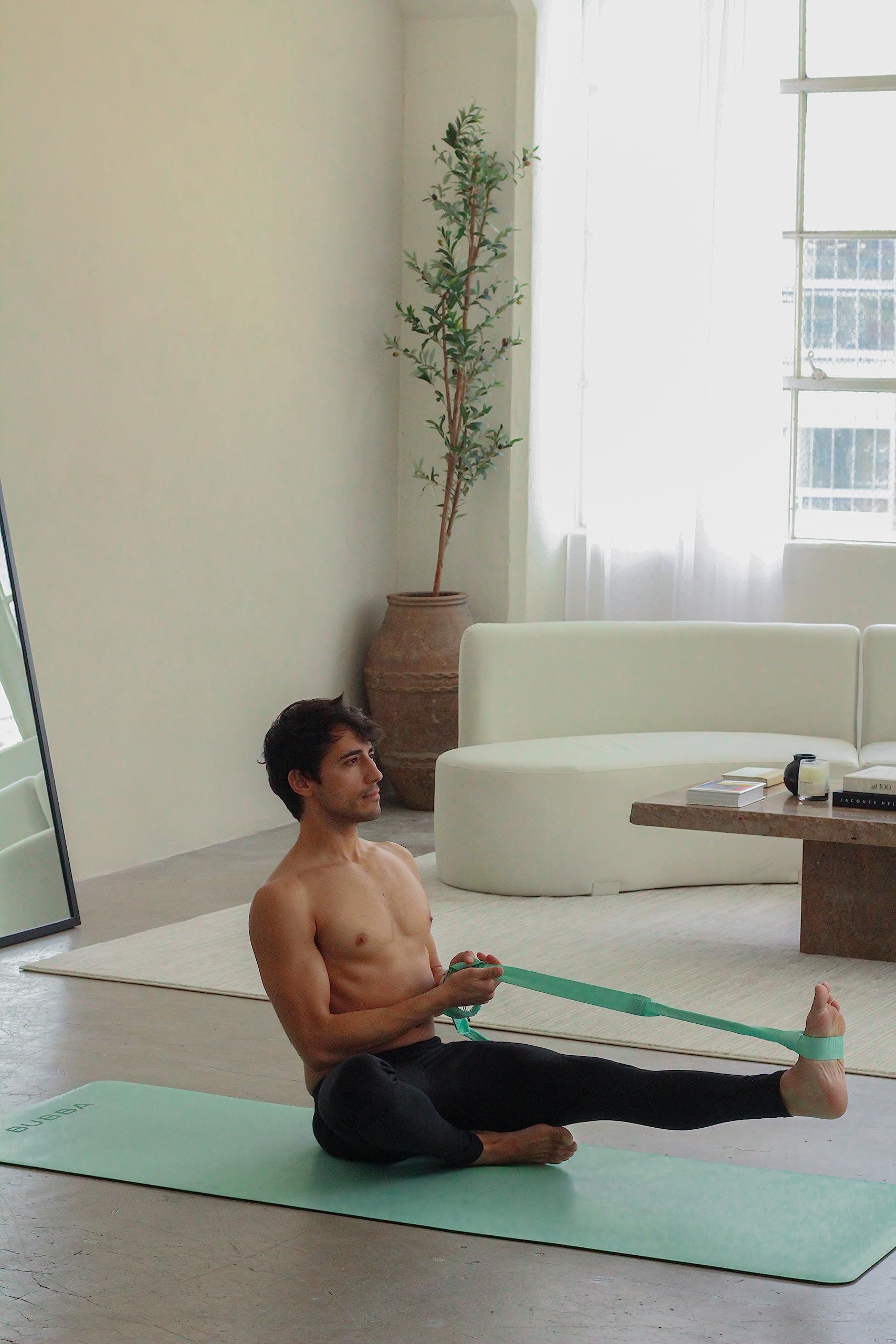 Bubba Active - Yoga Mat - Premium - Non-slip - Perfect Exercise Mat for Pilates, Yoga, Hot Yoga, and Floor Workouts - Eco-friendly ā Odorless (Mint)