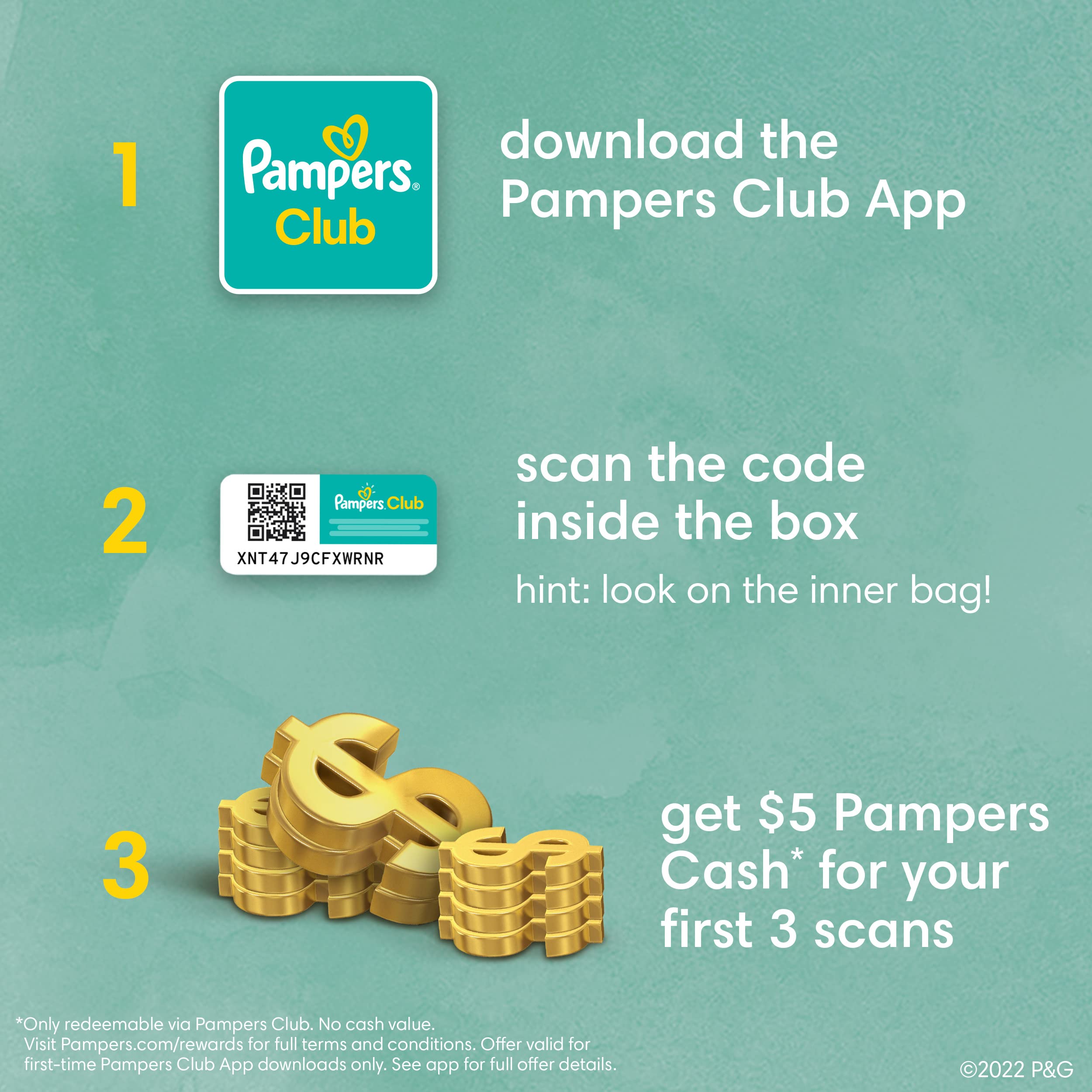 pampers pure protection diaper size 1 32 ct OLD