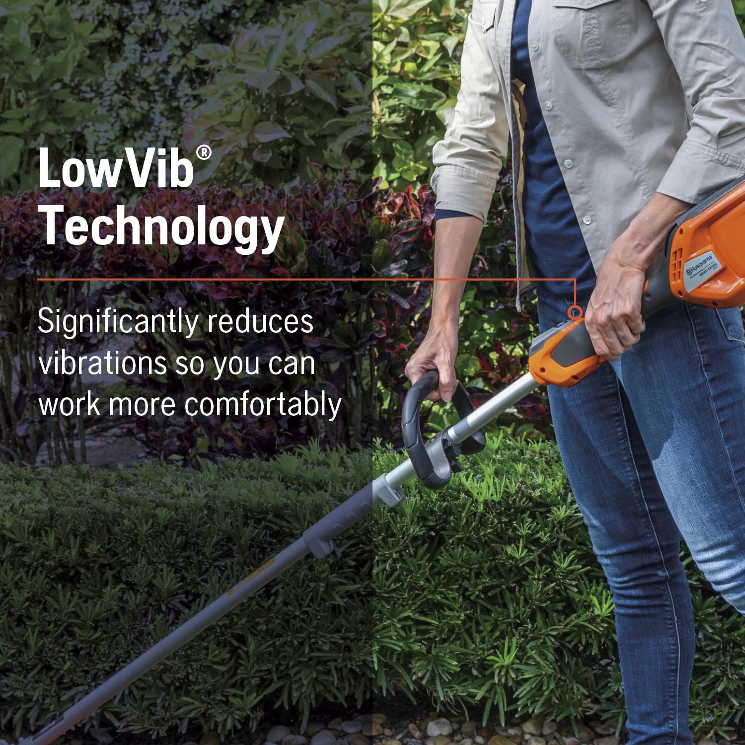 Husqvarna WeedEater 320iL Cordless String Trimmer with Battery and Charger, 16-Inch Straight Shaft Electric Weed Eater with Rapid Replace Trimmer Head for Seamless String Reloading