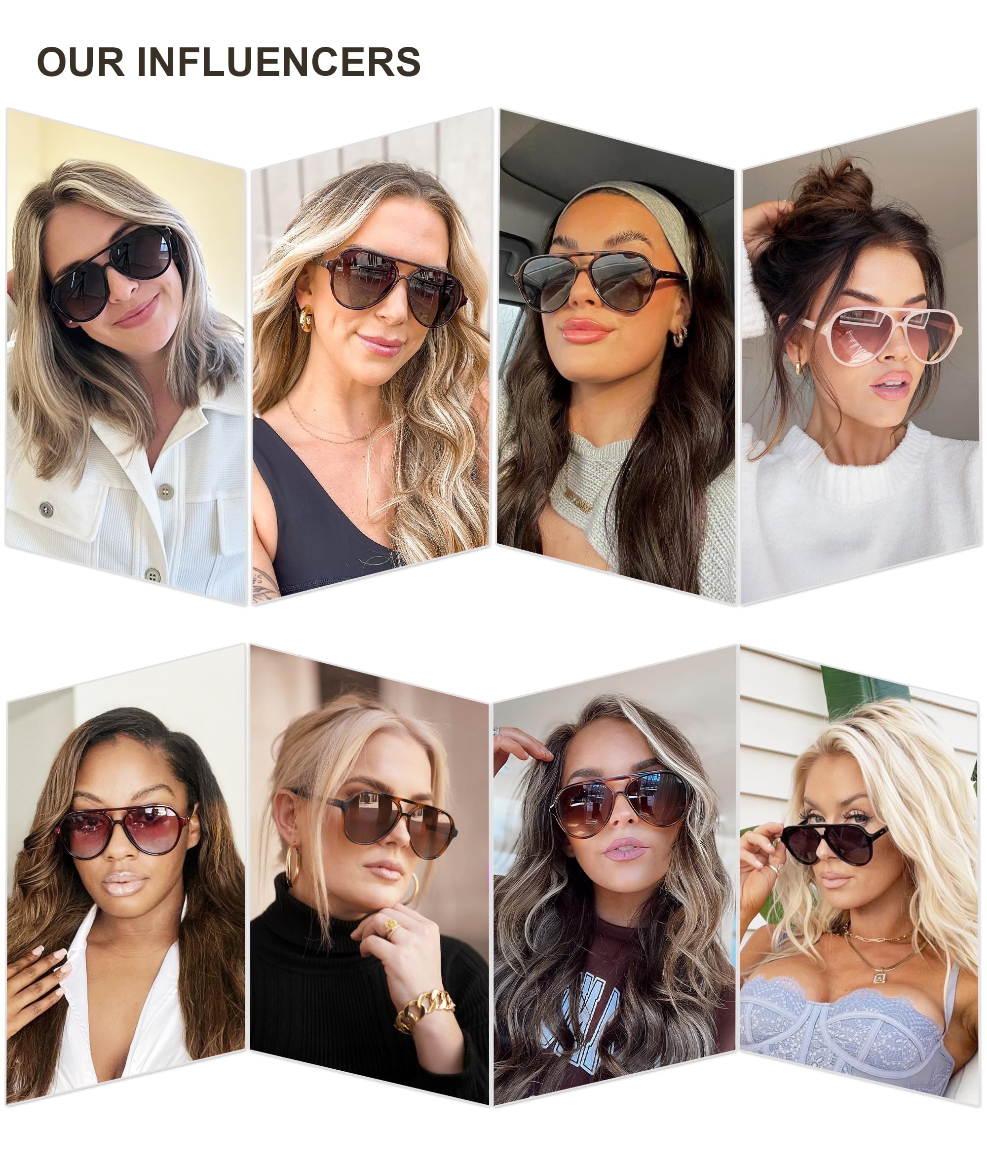 SOJOS Classic Polarized Aviator Sunglasses for Women Men, Retro Trendy Aviators Shades SJ2201, Amber Brown Tortoise/Brown