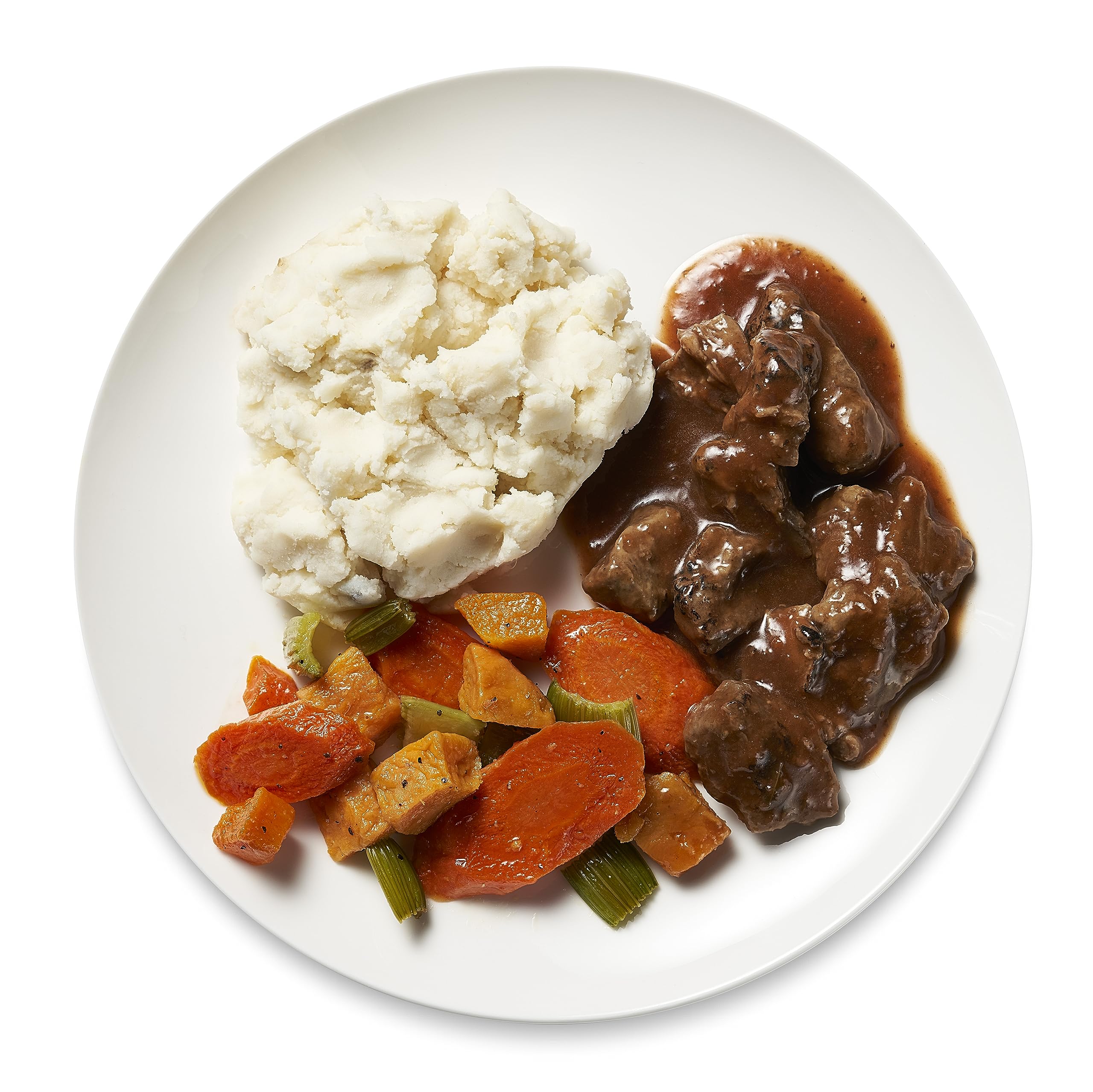Amazon Kitchen, Slow Roasted Beef & Mashed Potatoes, Single Serve Meal, 12 Oz