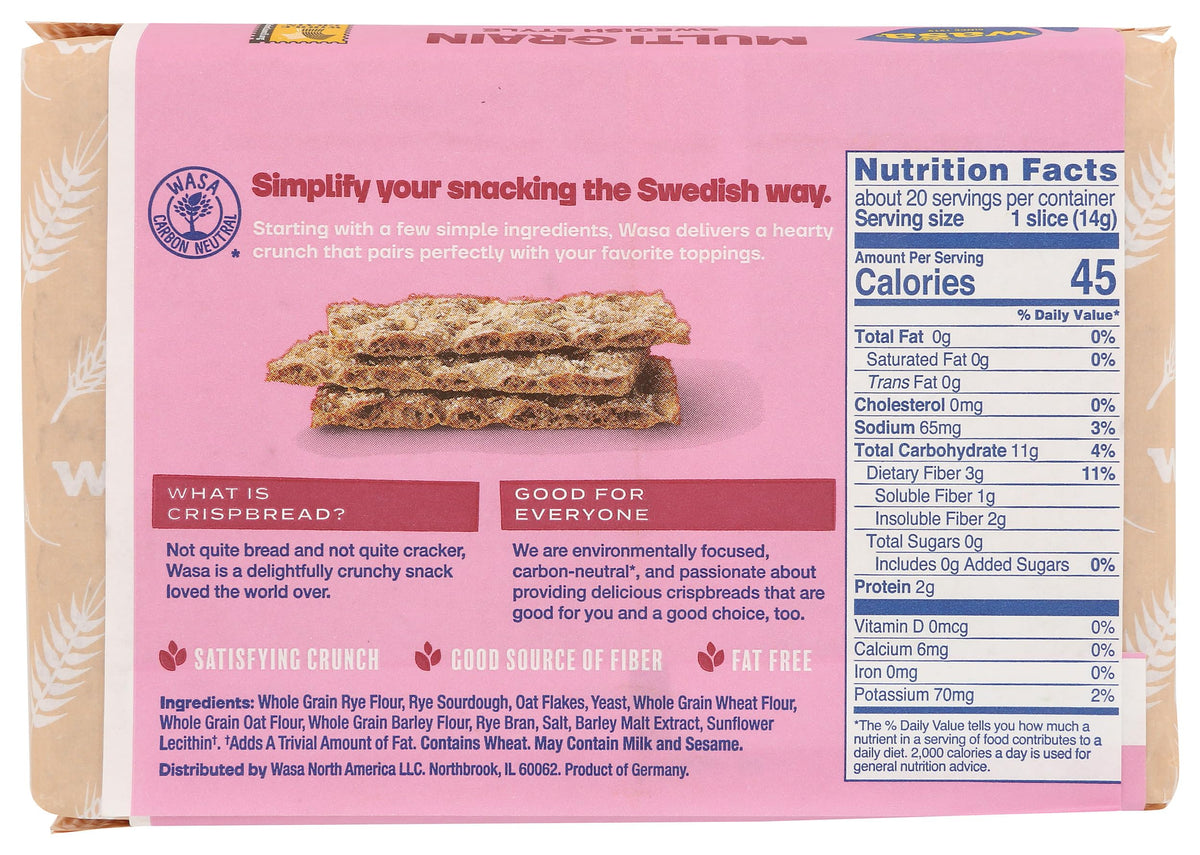 Wasa Multigrain Crispbread, 9.7 oz (Pack of 1)