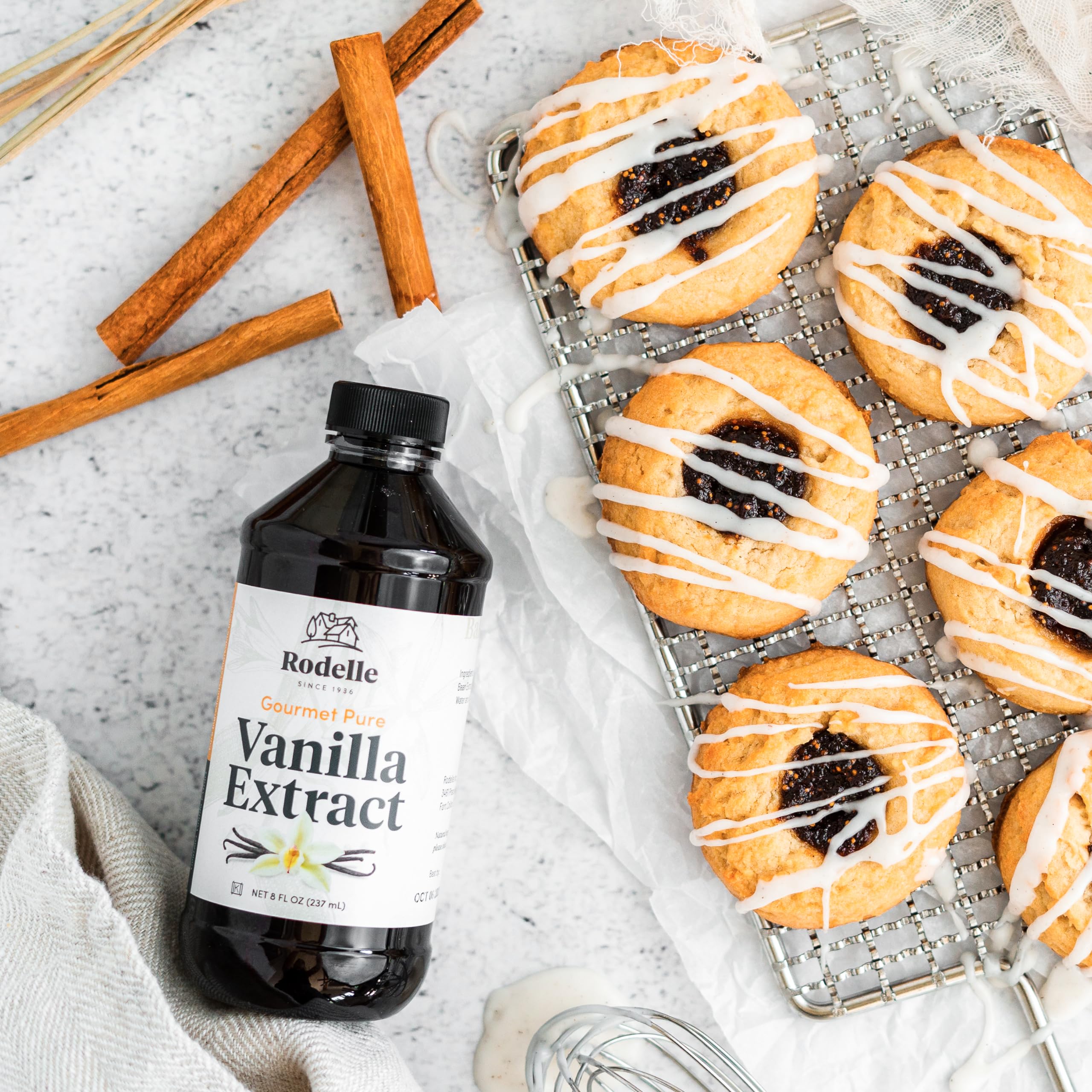 Rodelle Gourmet Pure Vanilla Extract, 8 Oz