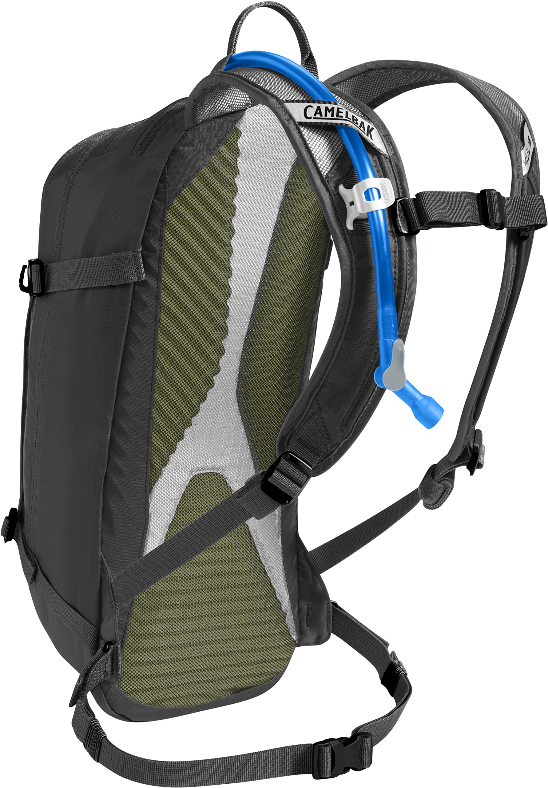 CamelBak M.U.L.E. Mountain Biking Hydration Backpack - Easy Refilling Hydration Backpack - Magnetic Tube Trap - 100oz., Black