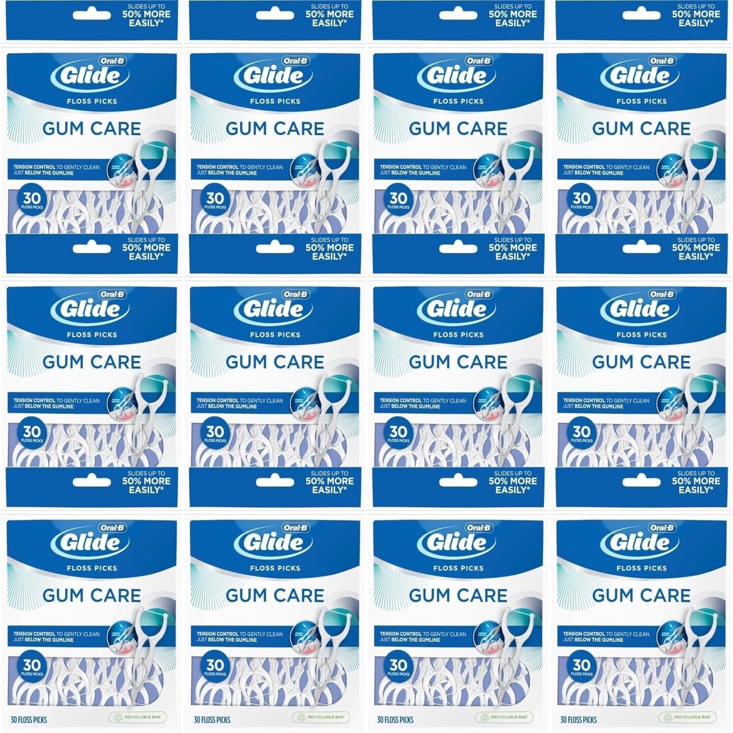 GLIDE - 749931 Glide Pro-Health Advanced Floss Picks 30 Ea (Pack of 12)
