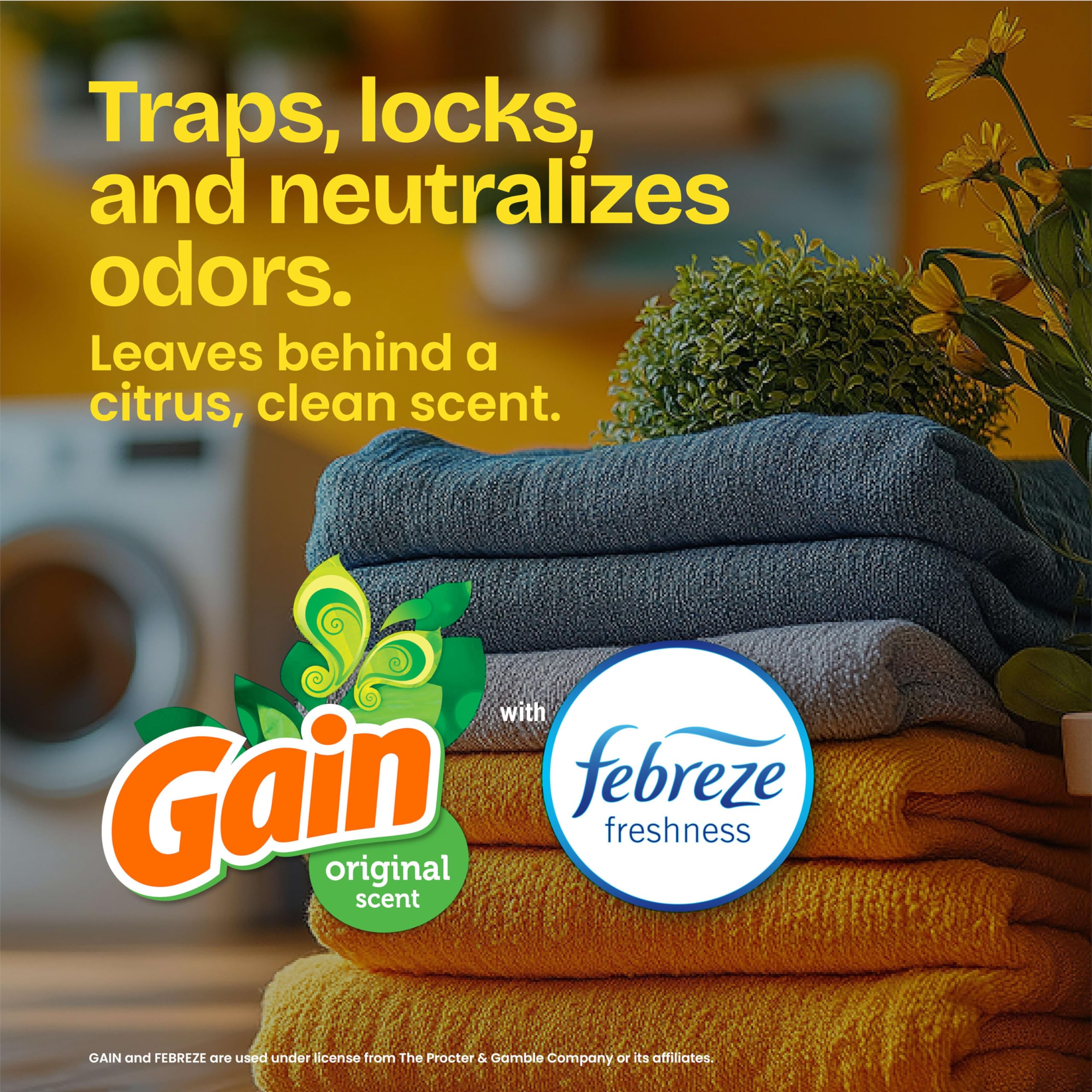 Glad ForceFlex Tall Kitchen Trash Bags, 13 Gallon, Gain Original, 40 Count (Package May Vary)