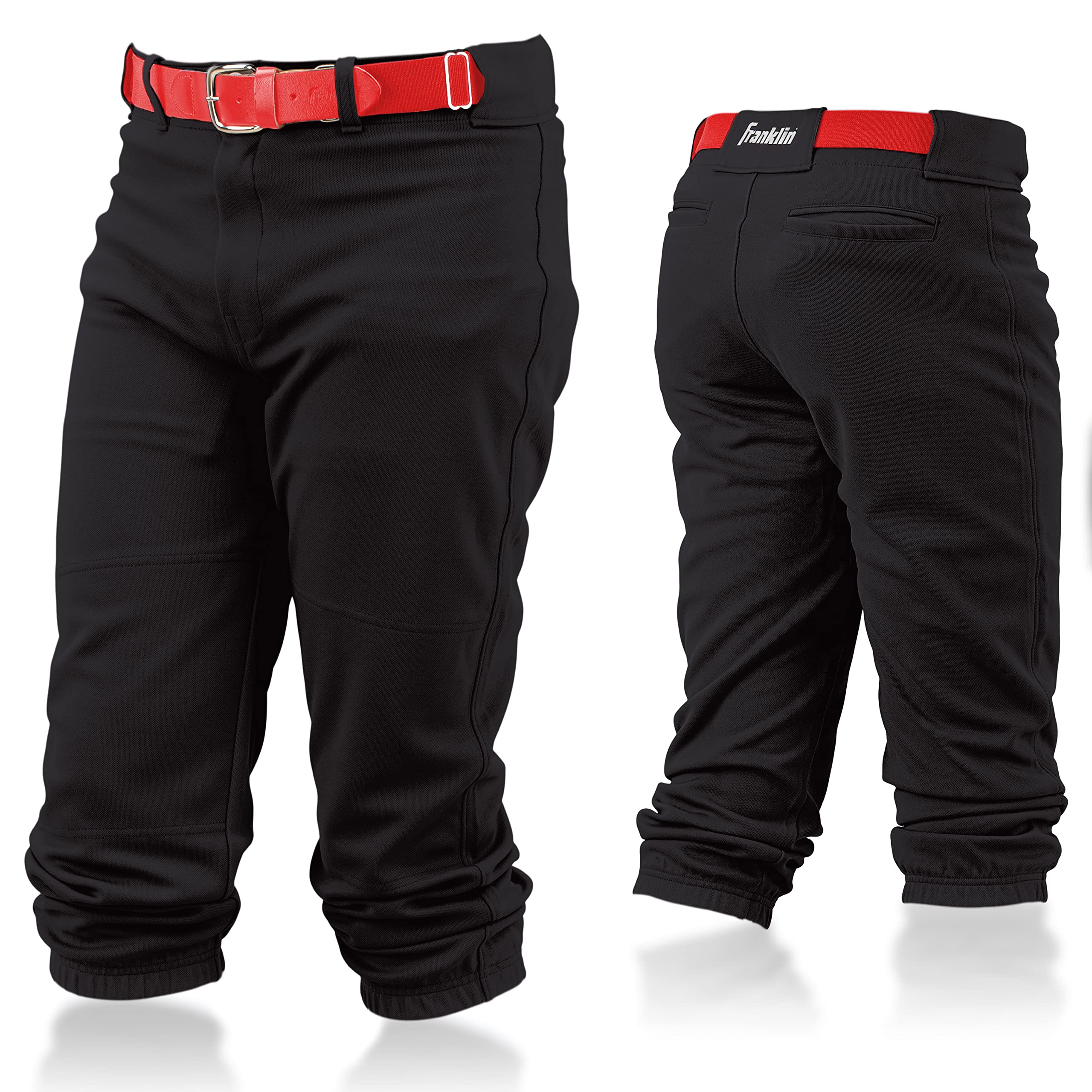 Franklin Sports Unisex-Youth Knicker Fit, Black, Small