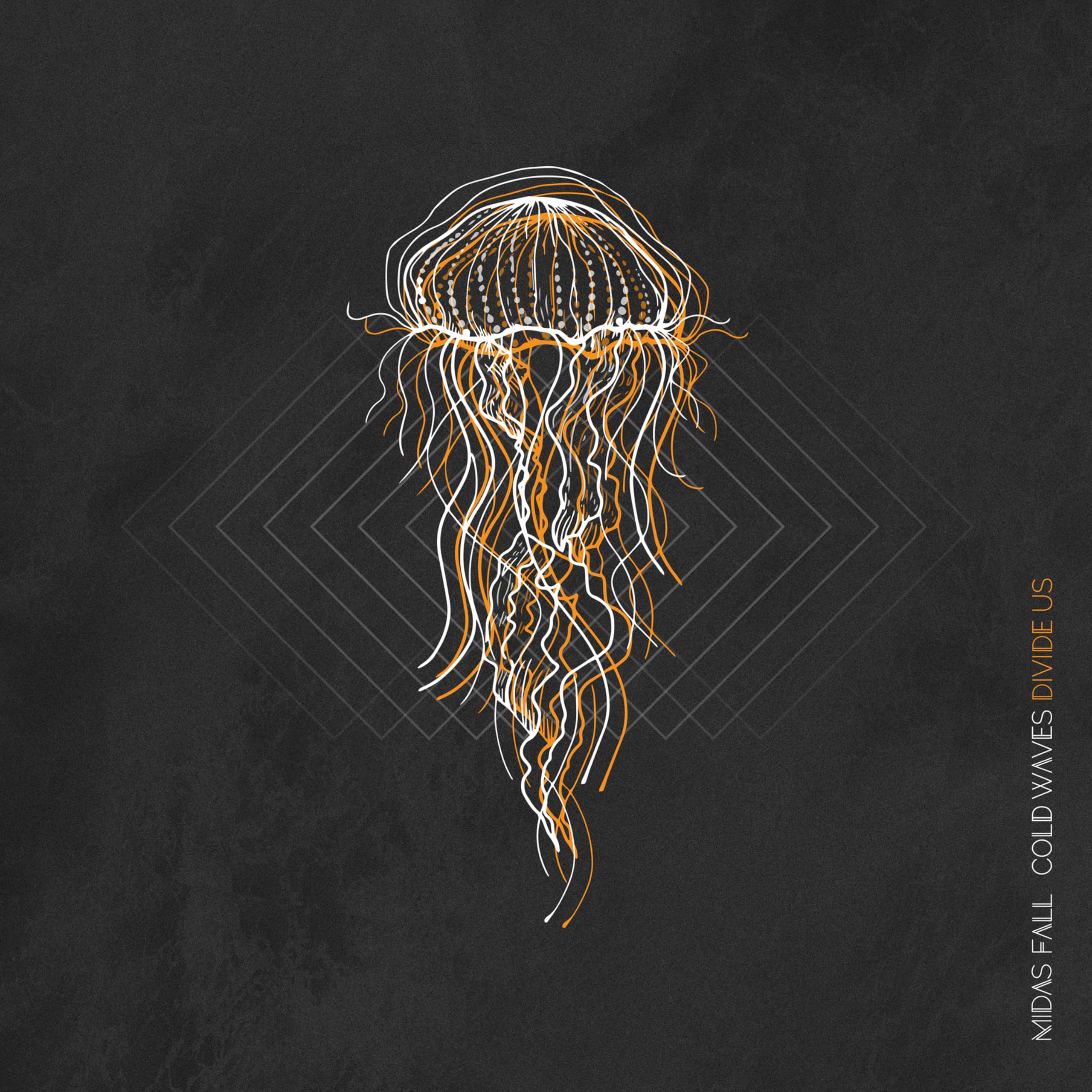 Cold Waves Divide Us (CLEAR WITH ORANGE & BLACK SPLATTER VINYL)