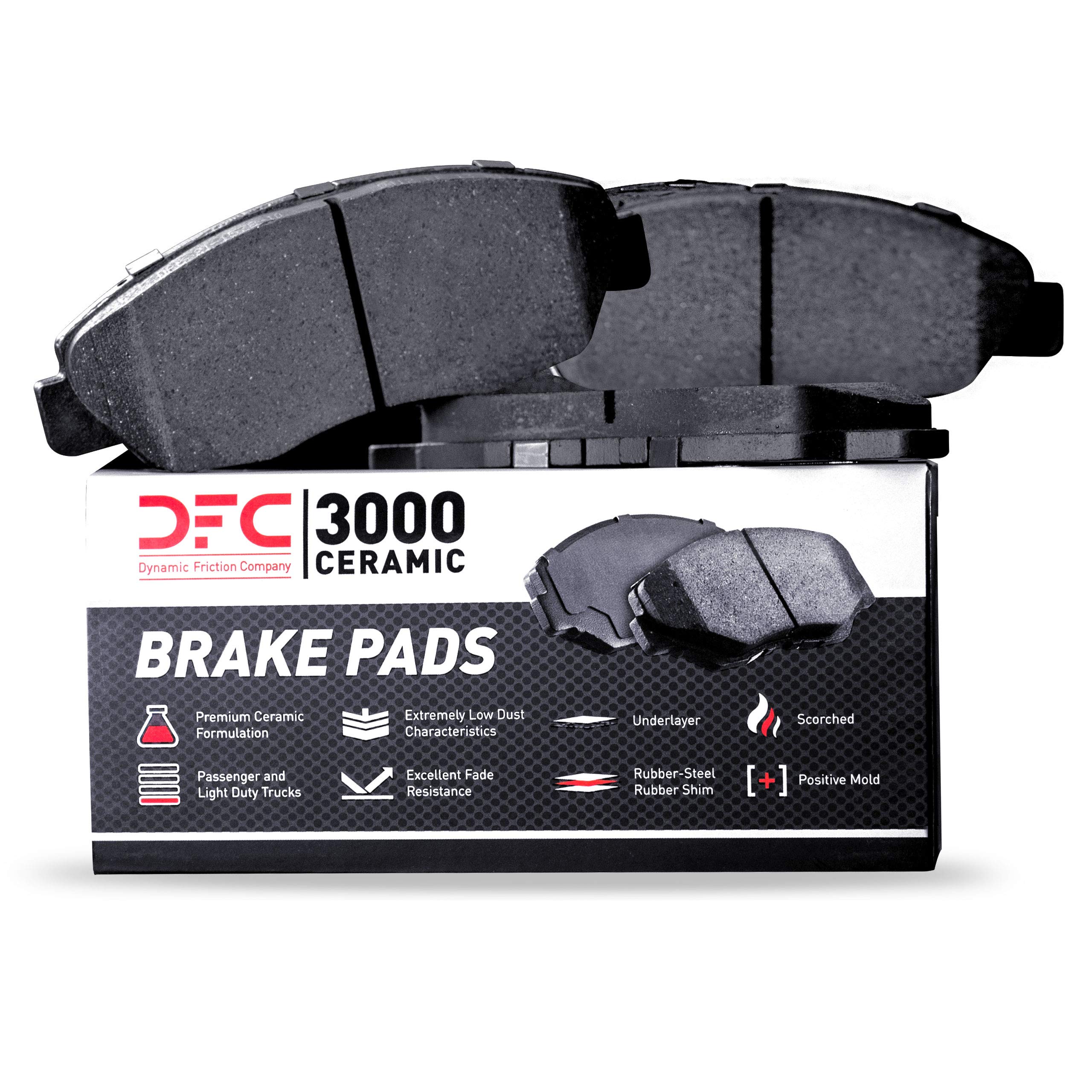 Dynamic Friction Company 3000 Ceramic Brake Pads 1310-2035-00-Front Set