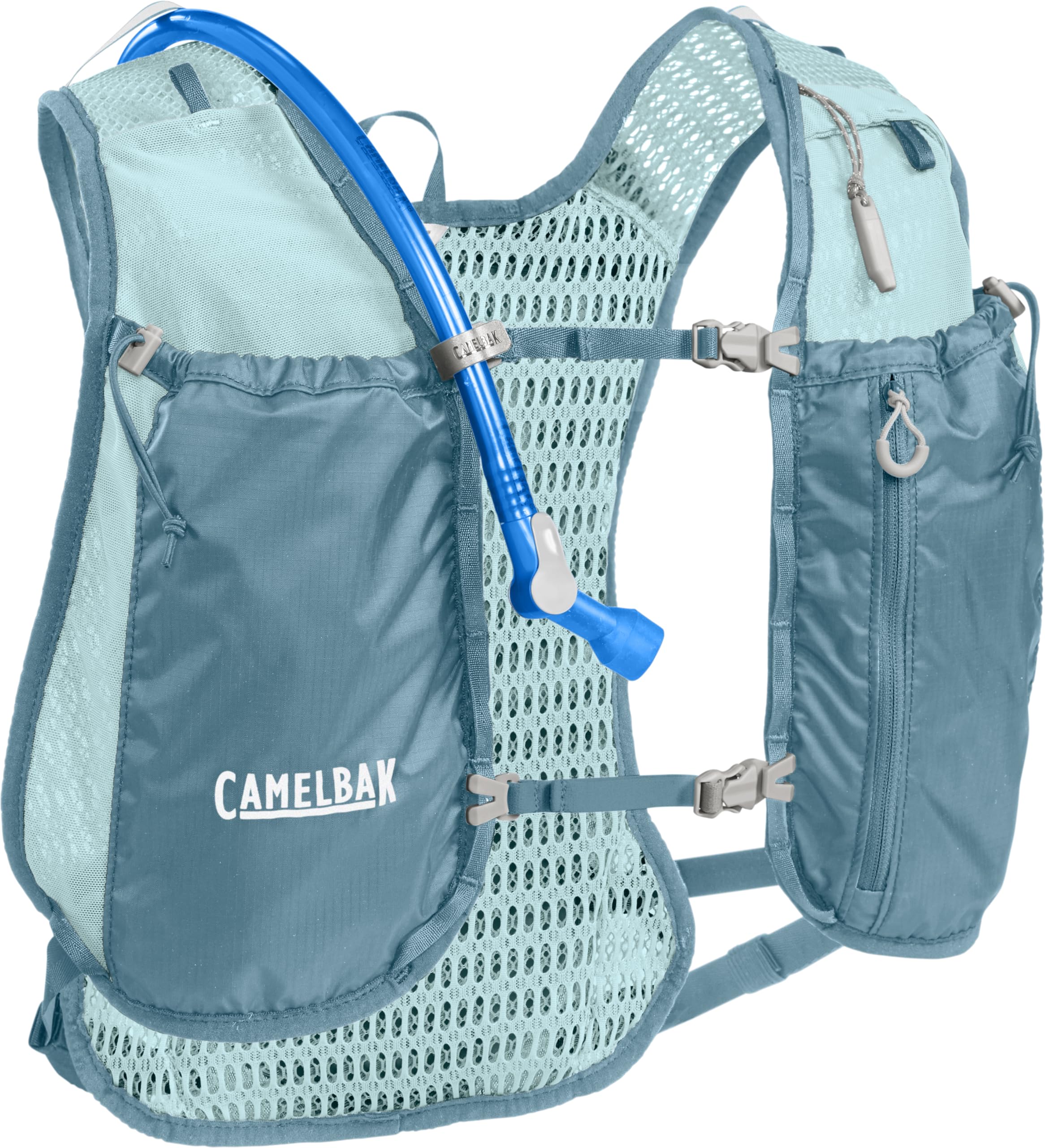 CamelBak Women's Circuit Run Vest 50oz Hydration Bladder, Adriatic Blue