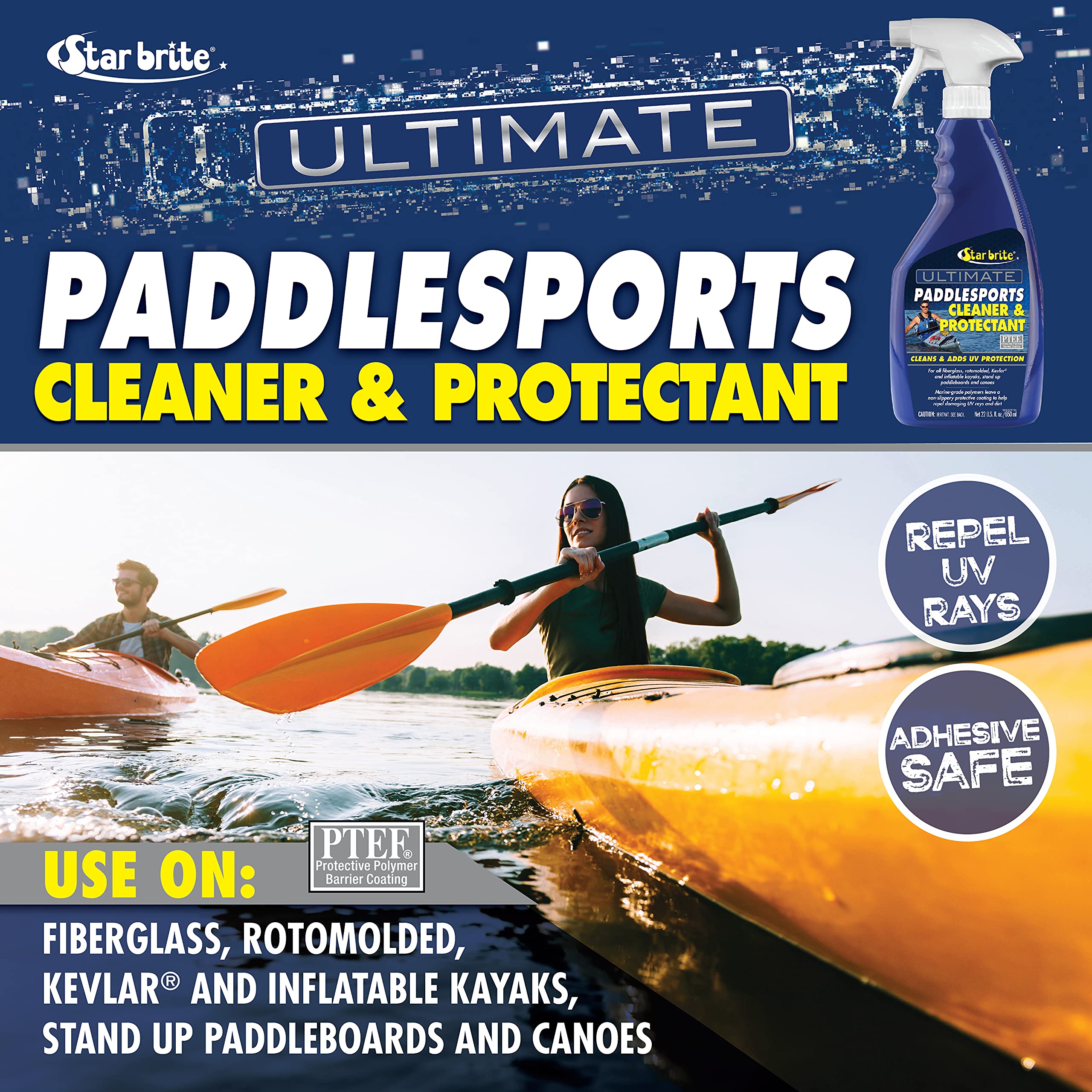 STAR BRITE Ultimate Paddlesports Cleaner & Protectant With PTEF - 22 OZ (096022)