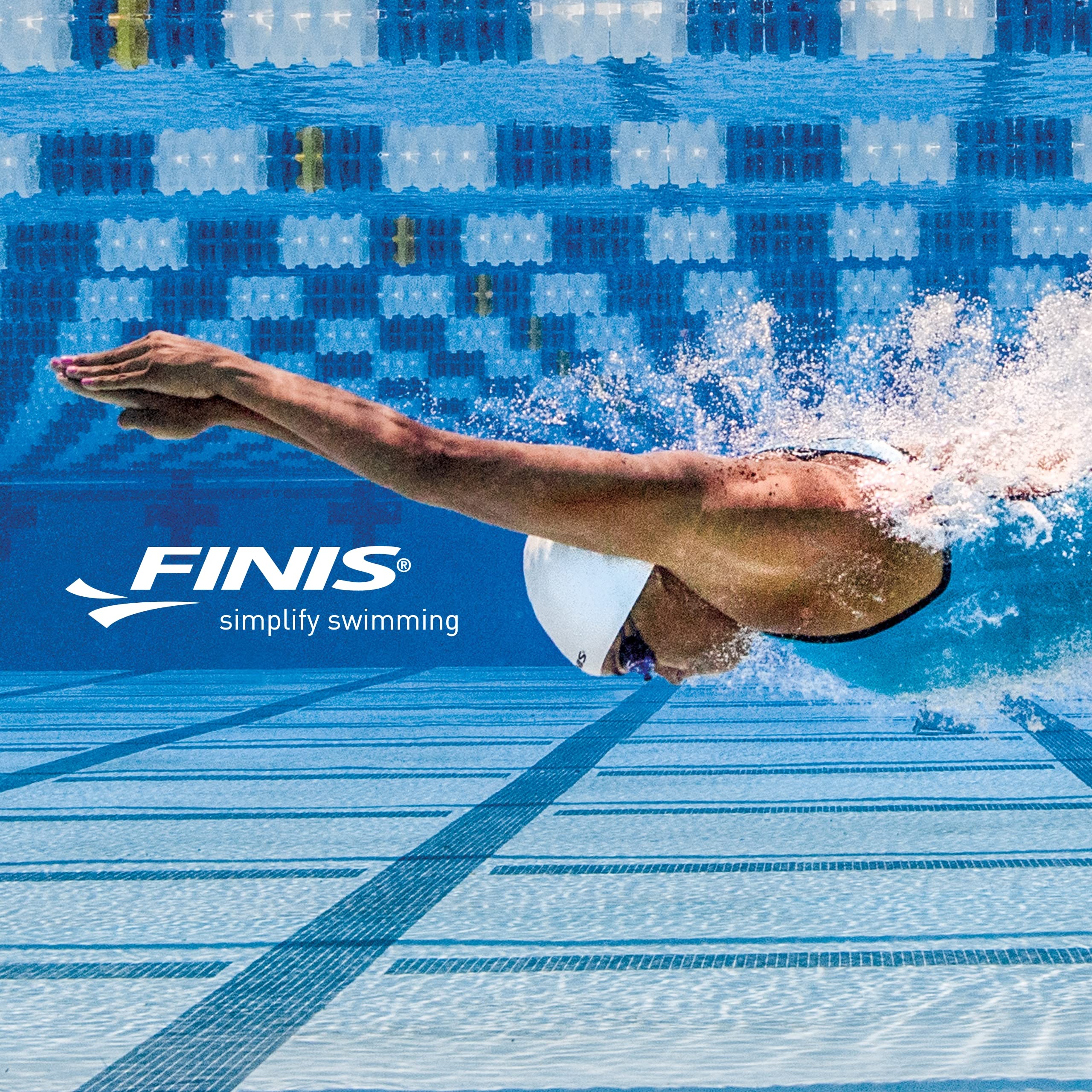 FINIS Original Swimmer's Snorkel - High-Quality Center-Mount Snorkel Set for Swimming Laps & Training - Snorkel Gear with Adjustable Fit, Silicone Mouthpiece, and Purge Valve - Adult, Yellow