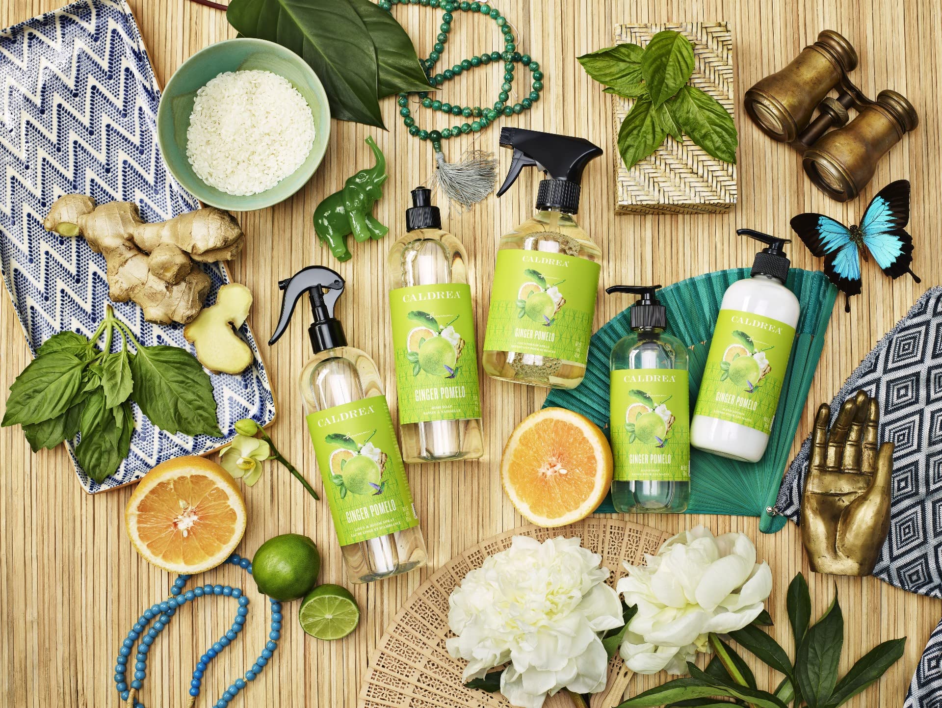 Caldrea Liquid Laundry Detergent, Effective for all Fabrics And all Temperatures, Ginger Pomelo Scent, 64 Oz