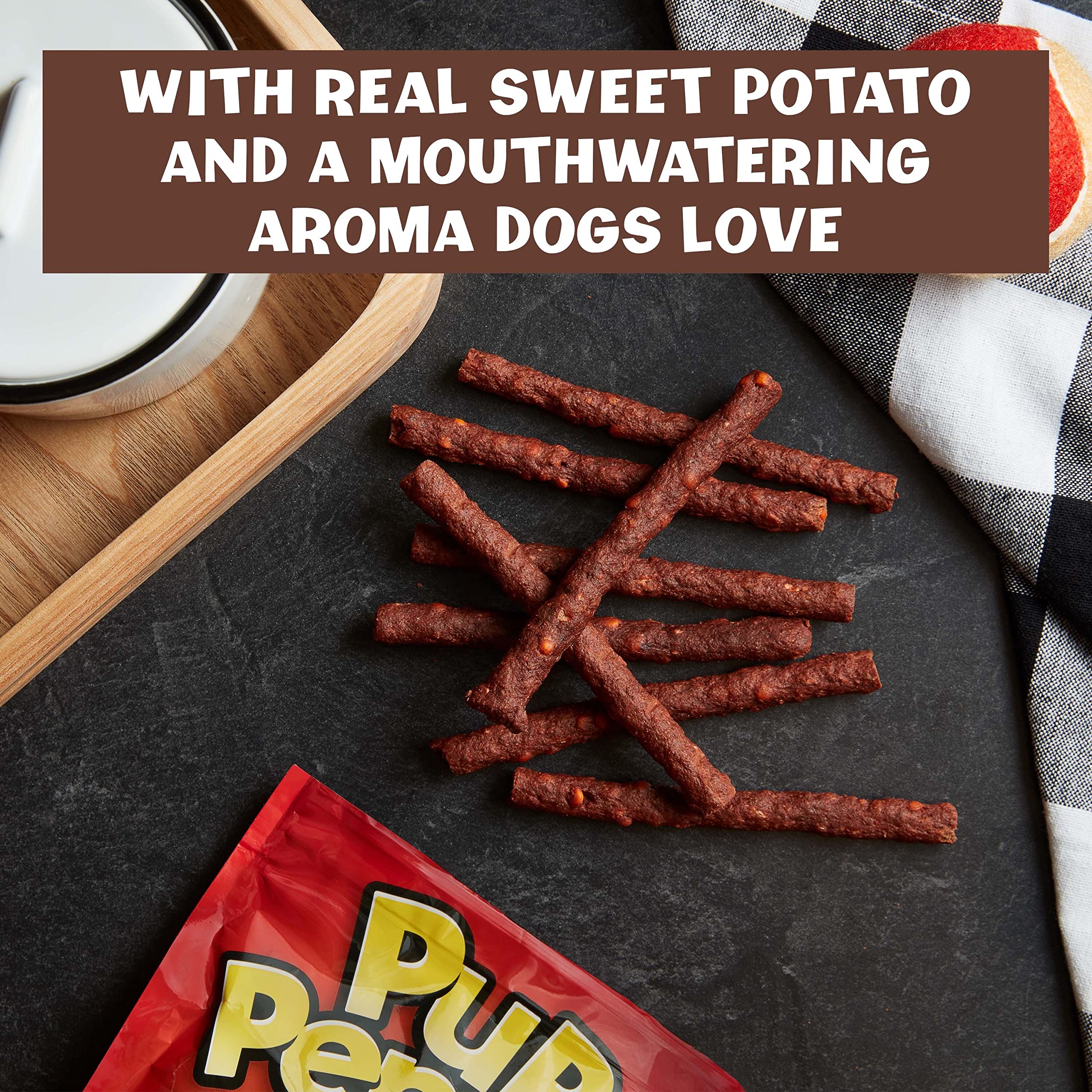 Pup-Peroni Dog Treats, Real Beef + Sweet Potato Mix Stix, 5.6 Ounce (Pack of 8)