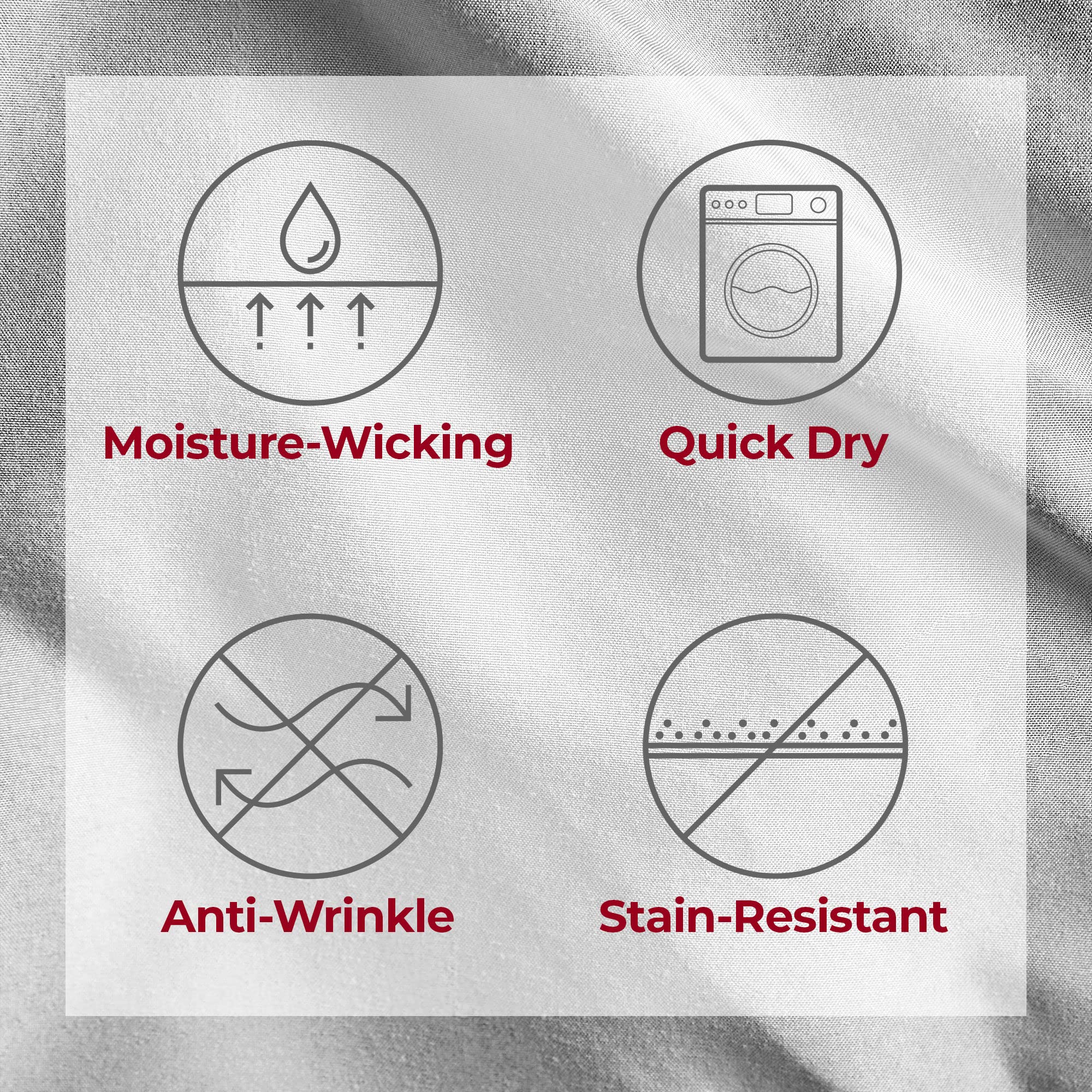 Mellanni 4PC Bed Sheet Set + 2 Pillowcases Bundle&Save - Iconic Collection Bedding - Bundle Includes: 1 Flat Sheets, 1 Fitted Sheet and 4 Pillow Cases (Queen, Light Gray)