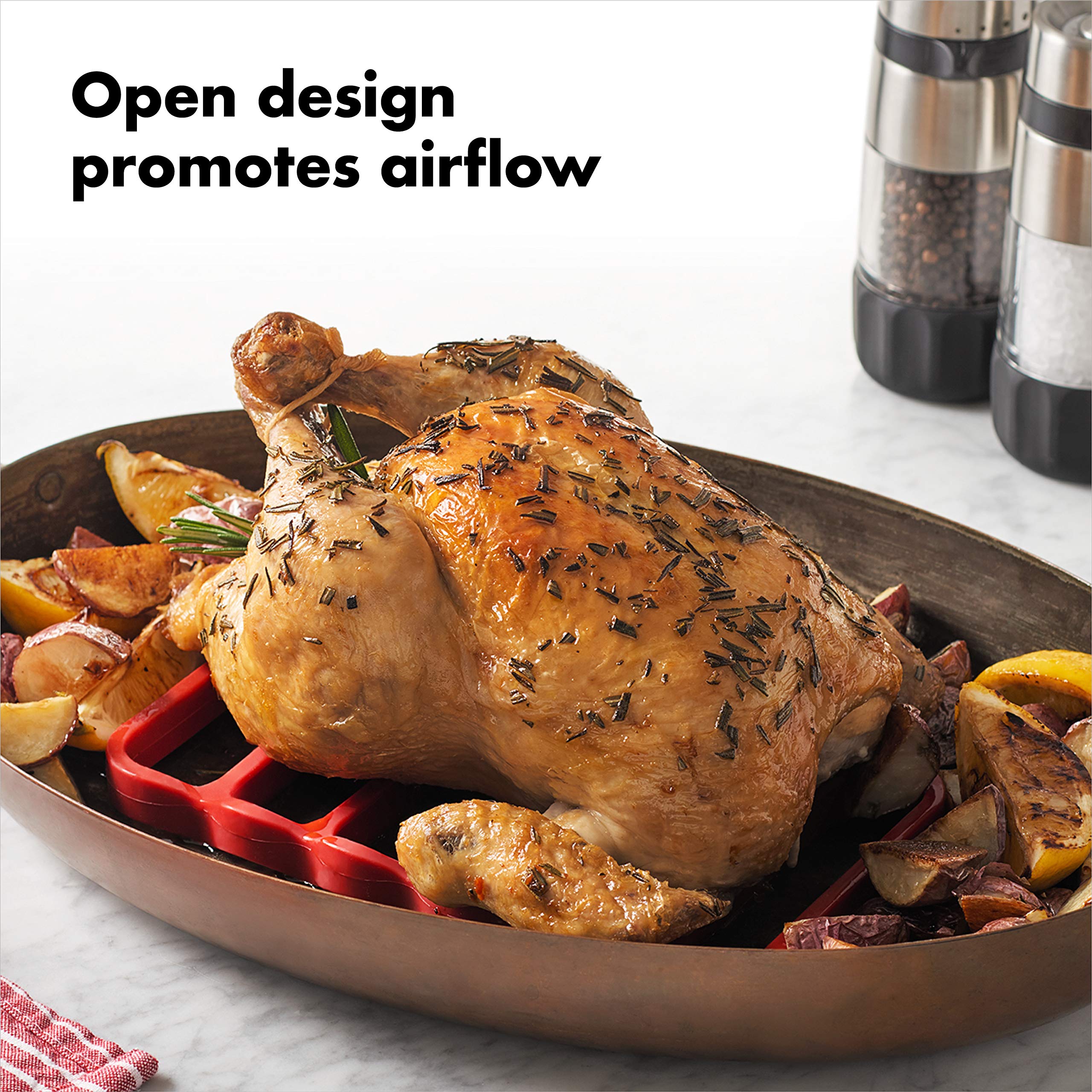 OXO Good Grips Silicone Roasting Racks, 2-Pack