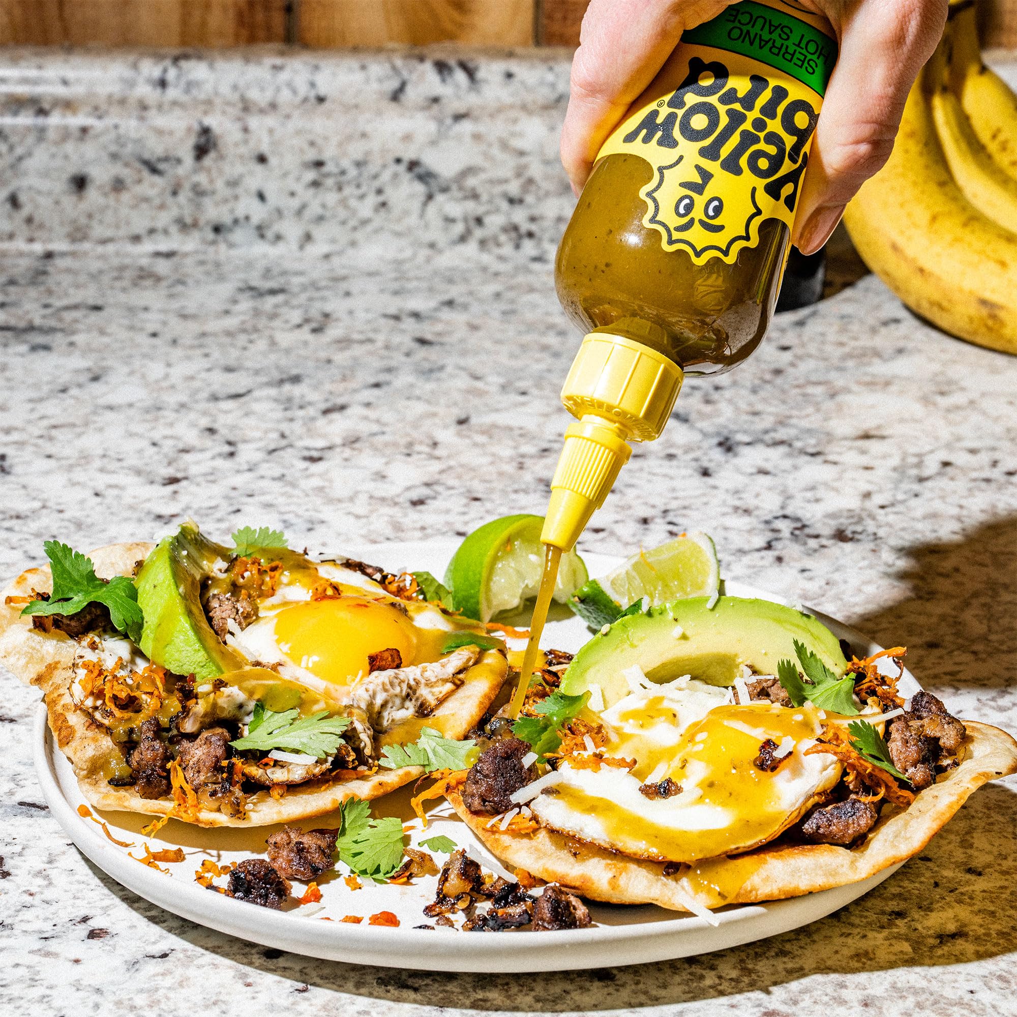 Serrano Hot Sauce by Yellowbird - Serrano Pepper Sauce with Serrano Peppers, Cucumbers, and Lime - Plant-Based, Gluten Free, Non-GMO Hot Pepper Sauce - Homegrown in Austin - 9.8 oz