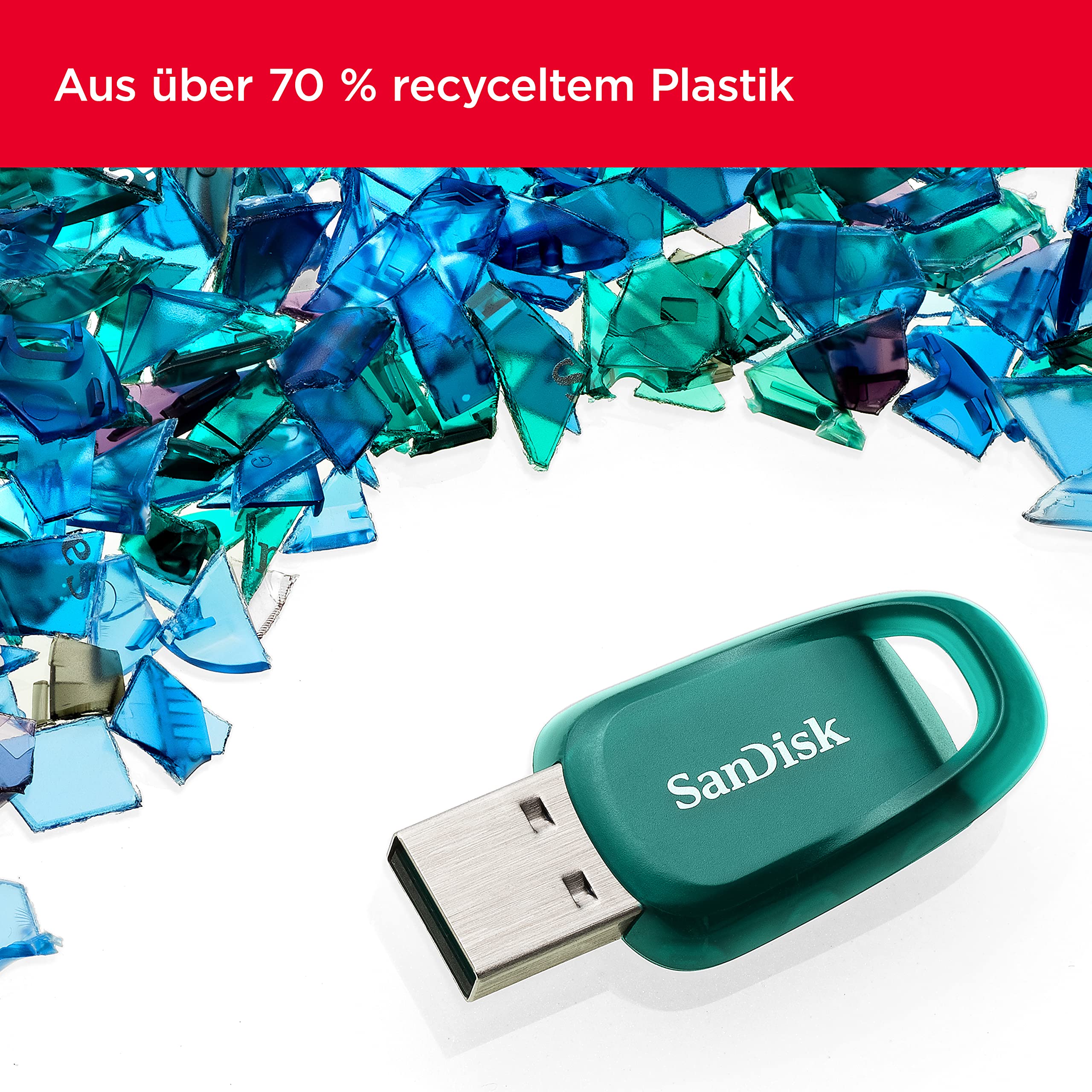 SANDISK 128GB Ultra Eco USB 3.2 Gen 1 Flash Drive - SDCZ96-128G-G46