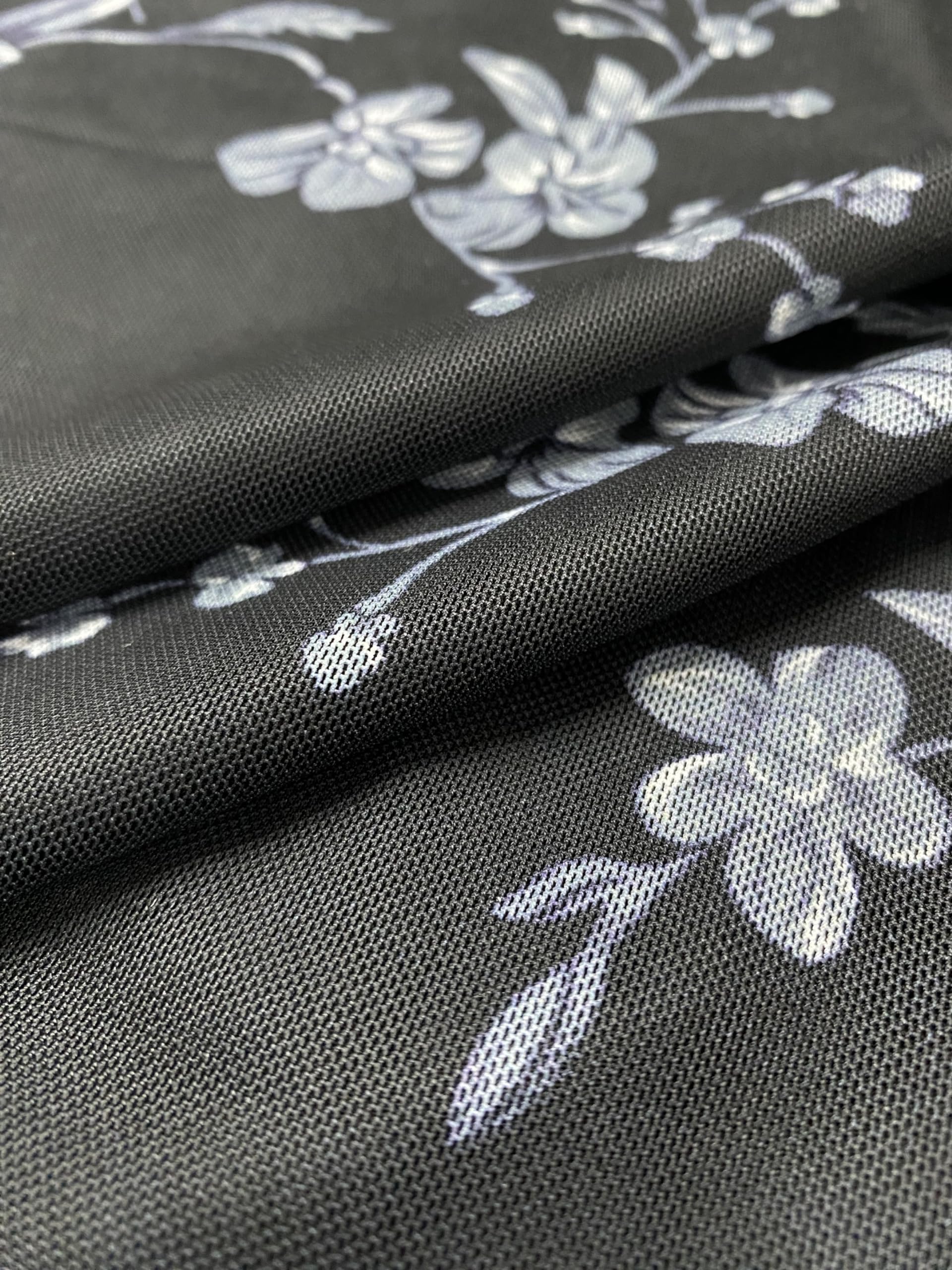 IN'VOLAND Women's Plus Size Blouses Short Sleeve Floral Double Layers Mesh V Neck Tunic Tops Dressy Flowy Stretchy Shirts Black 18W