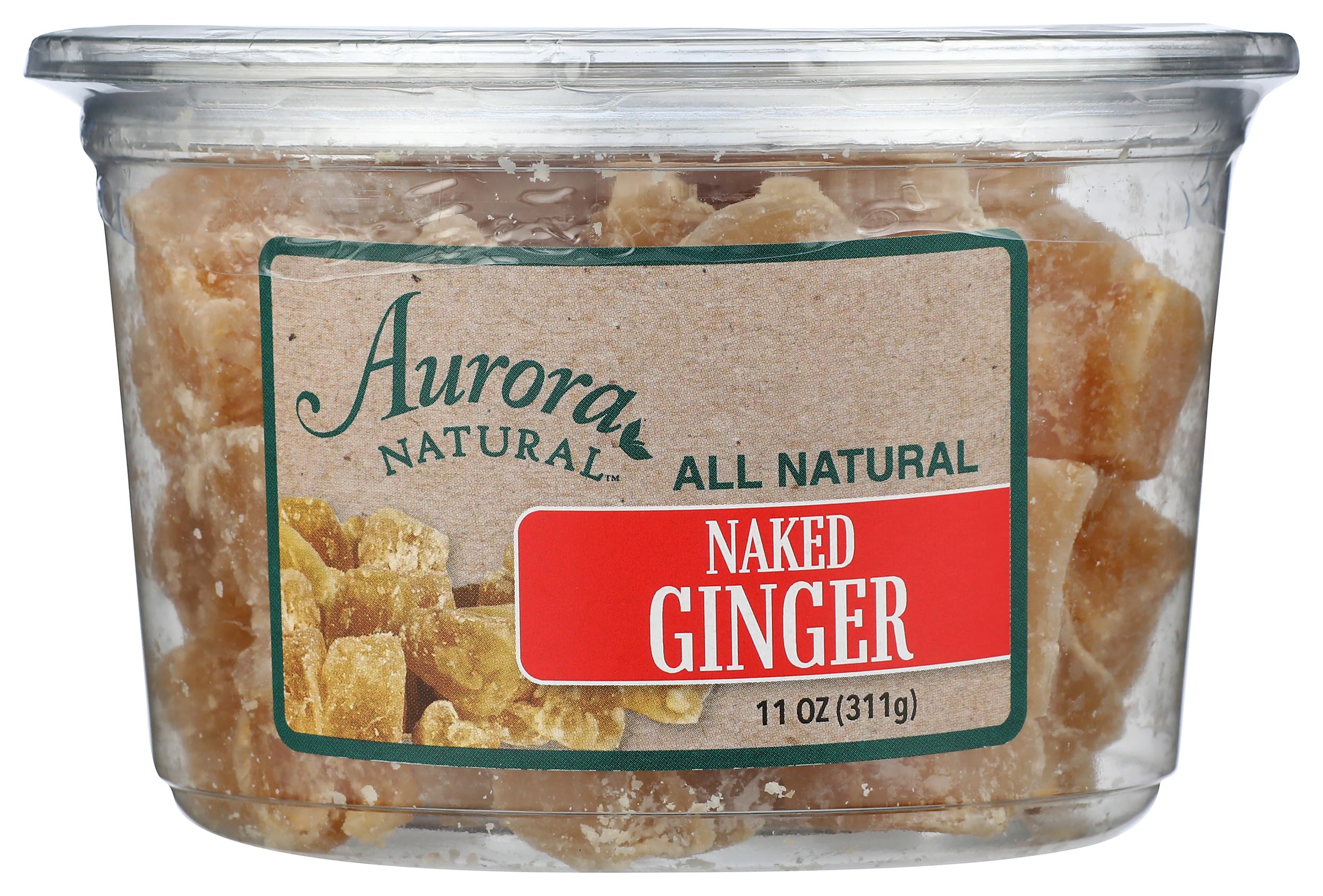 AURORA PRODUCTS Australian Crystallized Ginger Chunks, 11 OZ