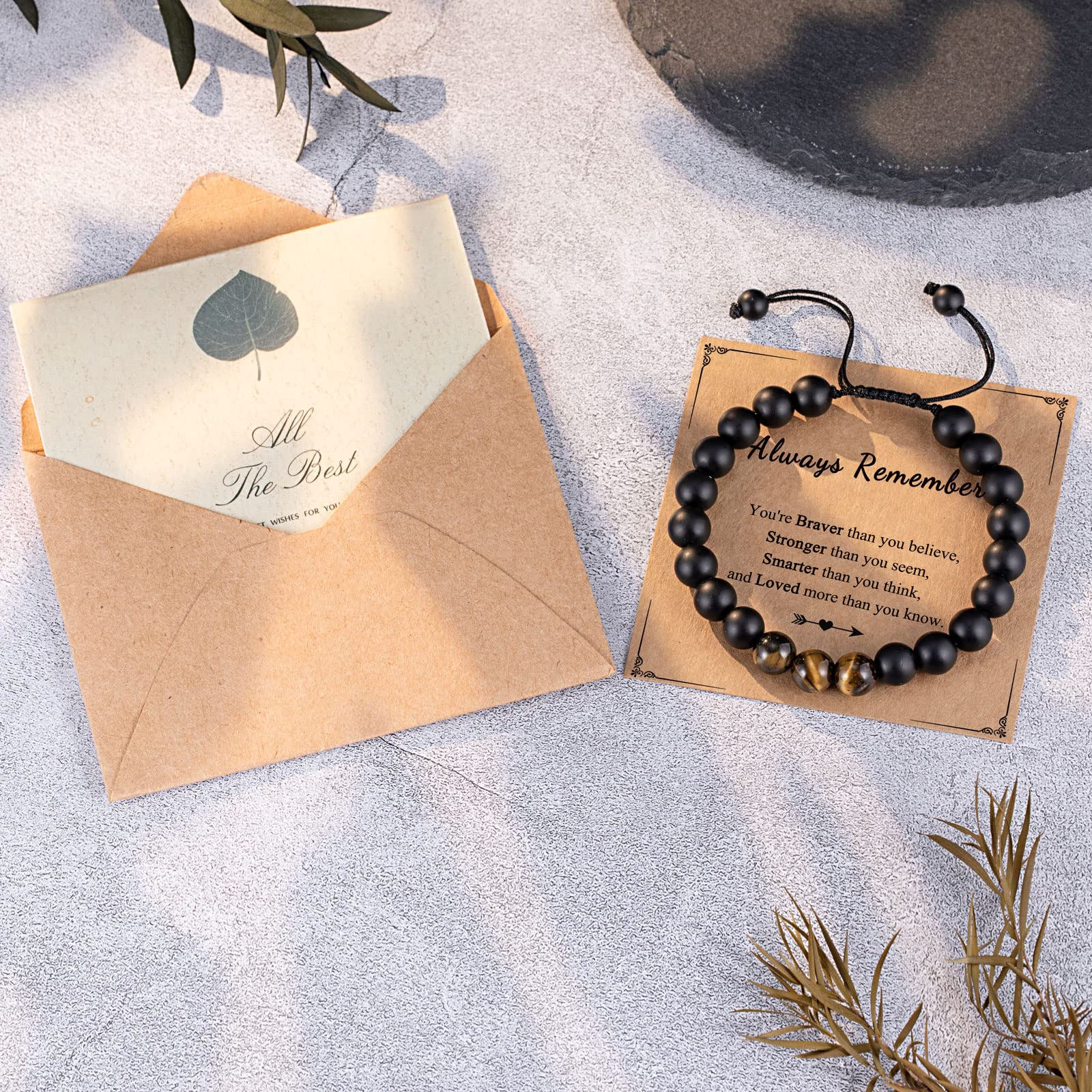 UNGENT THEM Teen Boy Gifts Ideas 13 14 15 16 18 8 10 11 12 Year Old Birthday Graduation Confirmation Easter Valentine's Day Christmas Stocking Stuffers for Kids Teens Teenage Boys Bracelet