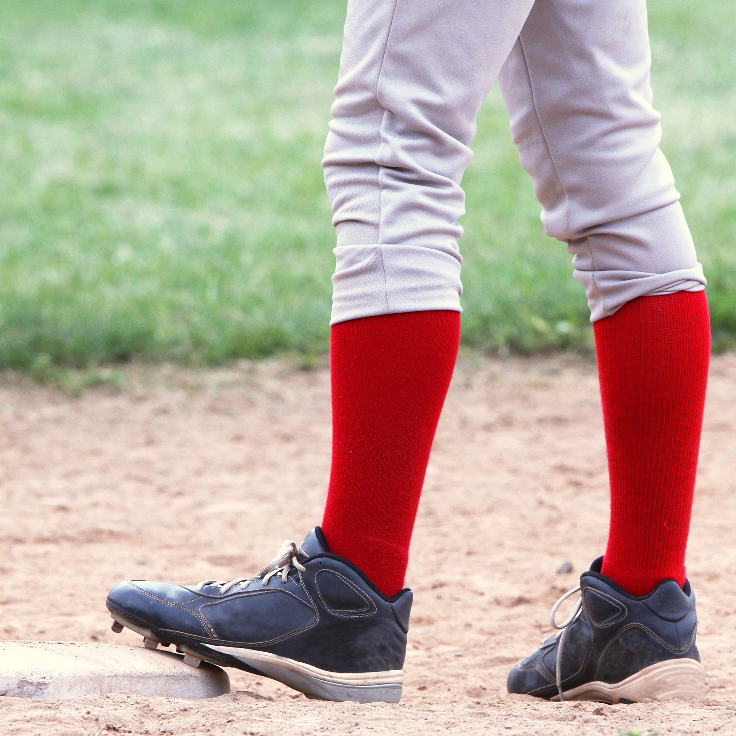 TCK Prosport Performance Tube Socks (Black, Small)