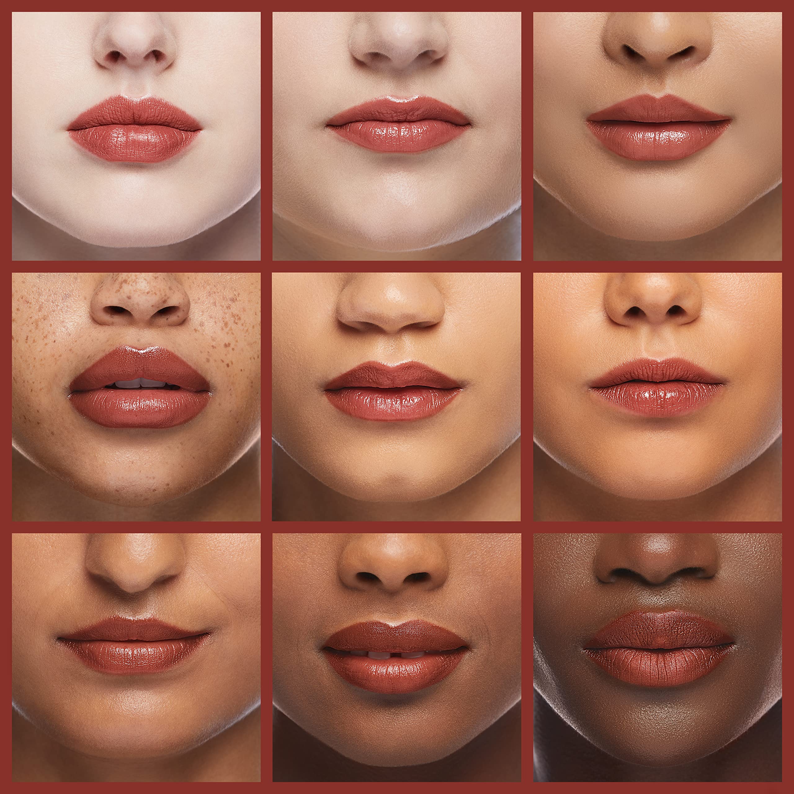 wet n wild Rose Comforting Glossy Natural Lipstick Dark Red Taffy Daddy