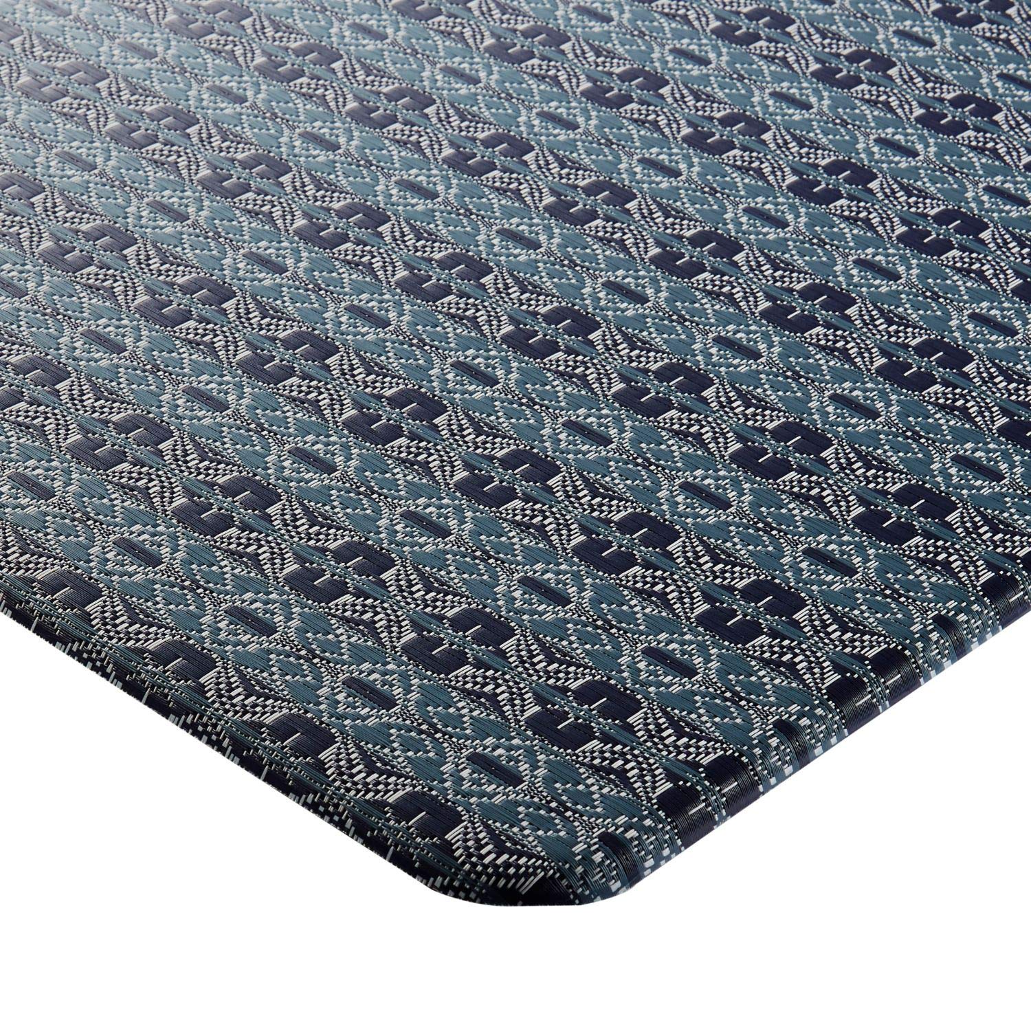 Home Dynamix Cat Cora Forever Woven Anti-Fatigue Kitchen Mat, 20"x39", Dark Gray