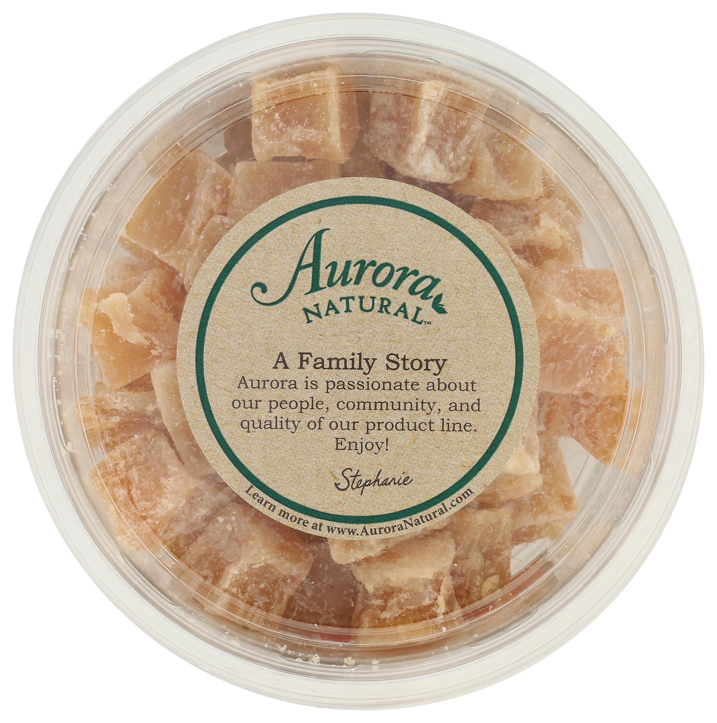 AURORA PRODUCTS Australian Crystallized Ginger Chunks, 11 OZ