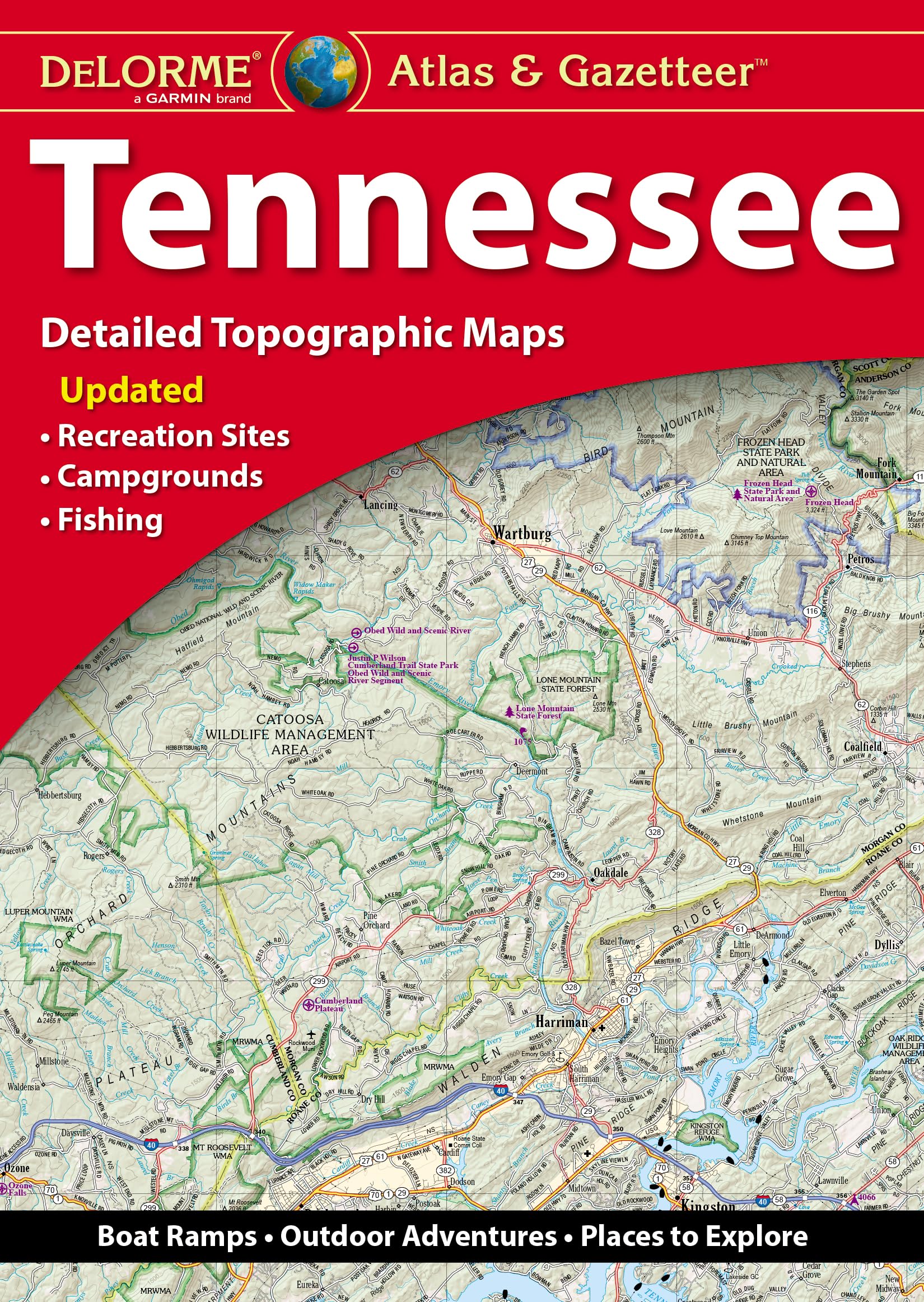 Delorme Atlas & Gazetteer: Tennessee