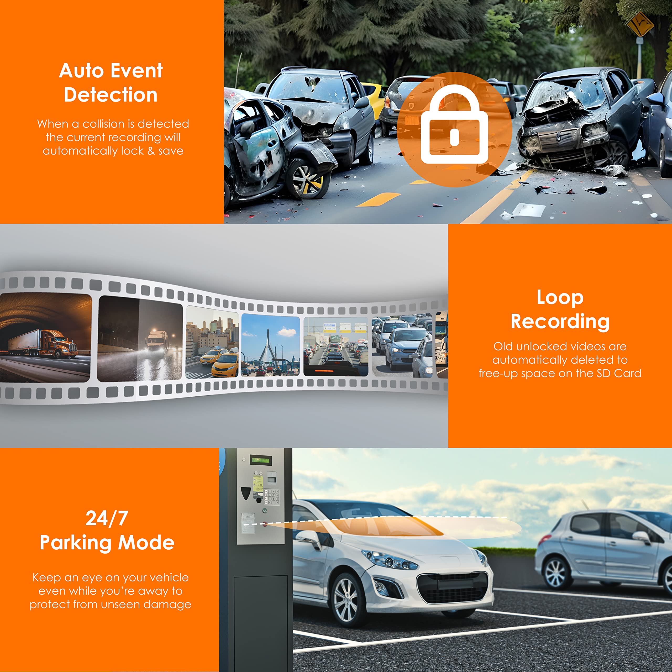 RexingUSA M2 MAX - 2-Channel Mirror Dash Cam w/ 12” IPS Touch Screen, 4K + 1080p, Wi-Fi, GPS, ADAS,Loop Recording, Backup Camera, Parking Mode, Collision Detection