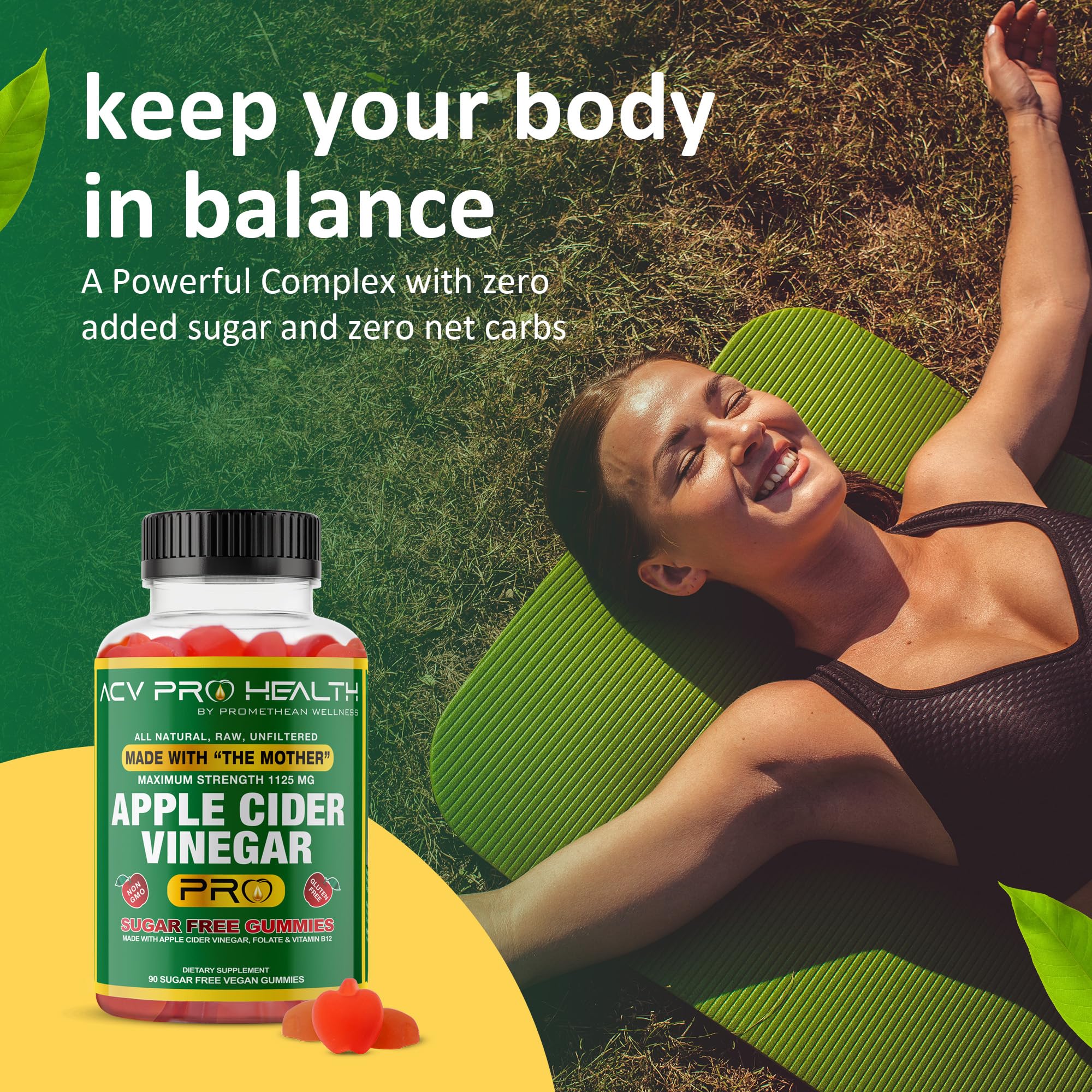 ACV with Sugar Makes No Sense! Apple Cider Vinegar Gummies Sugar Free Low Carb Advanced Keto Acv Gummies Keto Gummy Detox Cleanse Golo